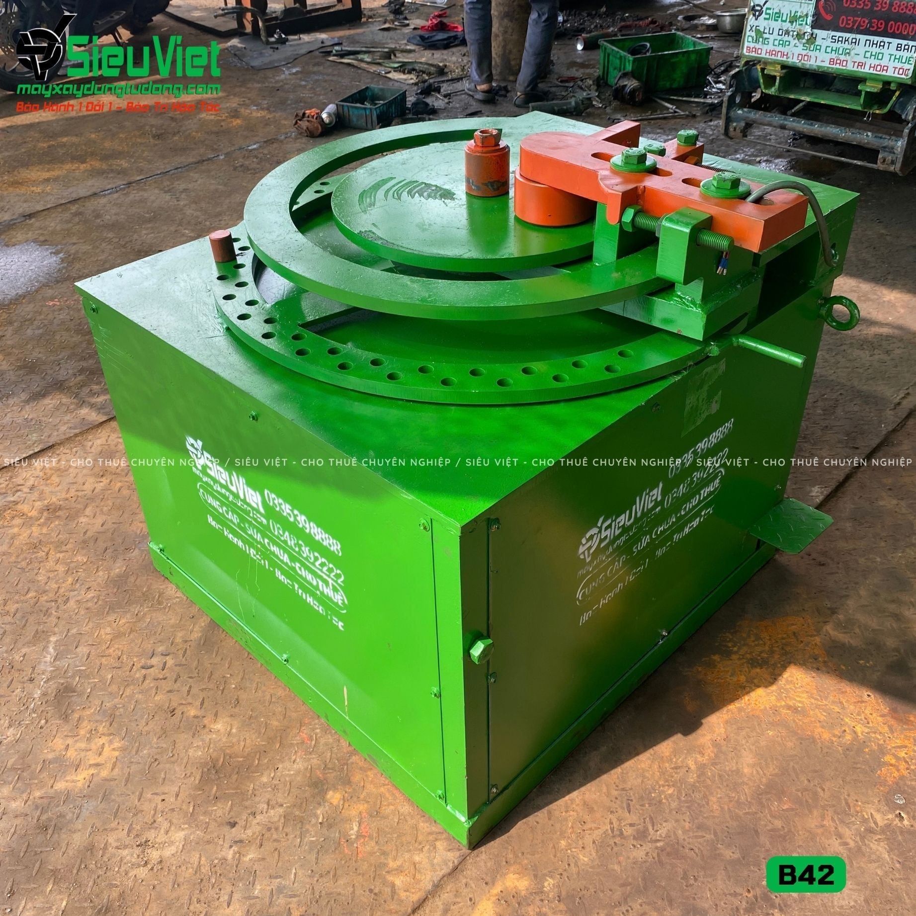 (Cũ) Máy uốn sắt B42 - Điện 380V, 3 Pha (Loại 2)
