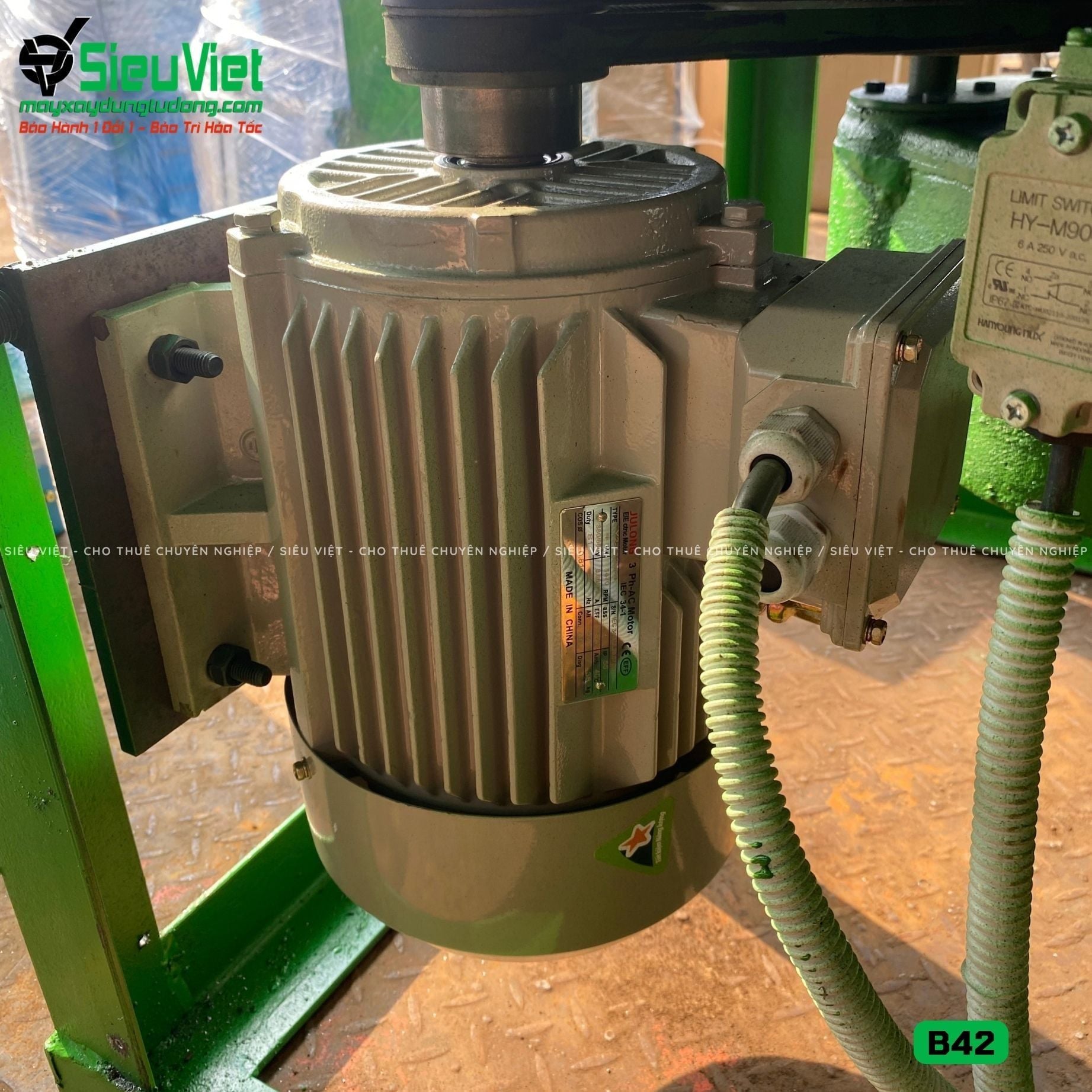 (Cũ) Máy uốn sắt B42 - Điện 380V, 3 Pha (Loại 2)