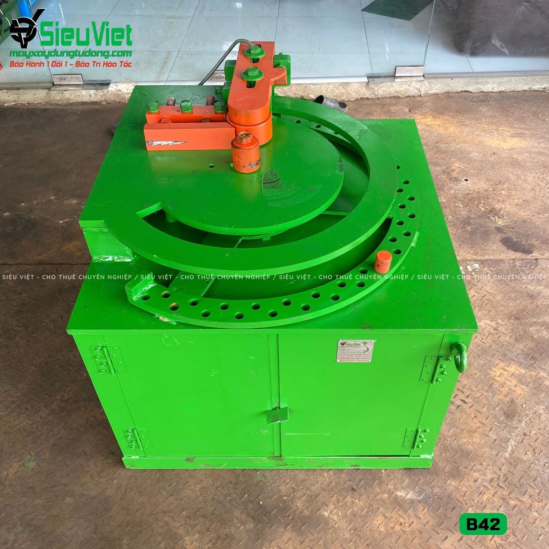(Cũ) Máy uốn sắt B42 - Điện 380V, 3 Pha (Loại 2)