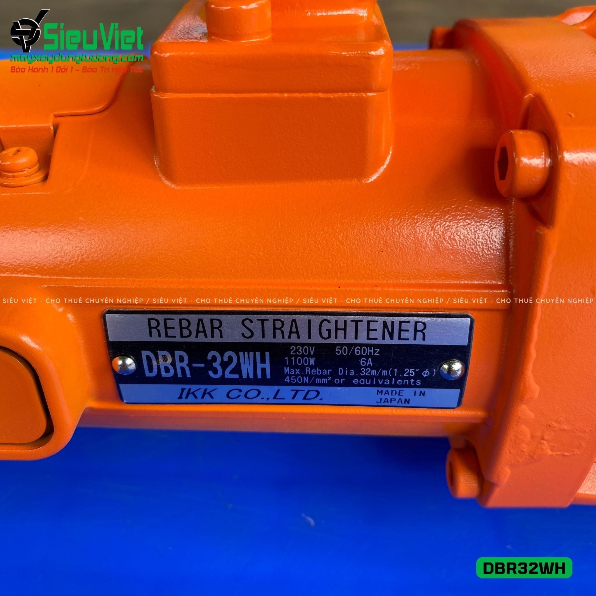 Máy uốn, sửa sắt cầm tay phi 32 DBR-32WH Diamond Nhật Bản (Điện 220v)