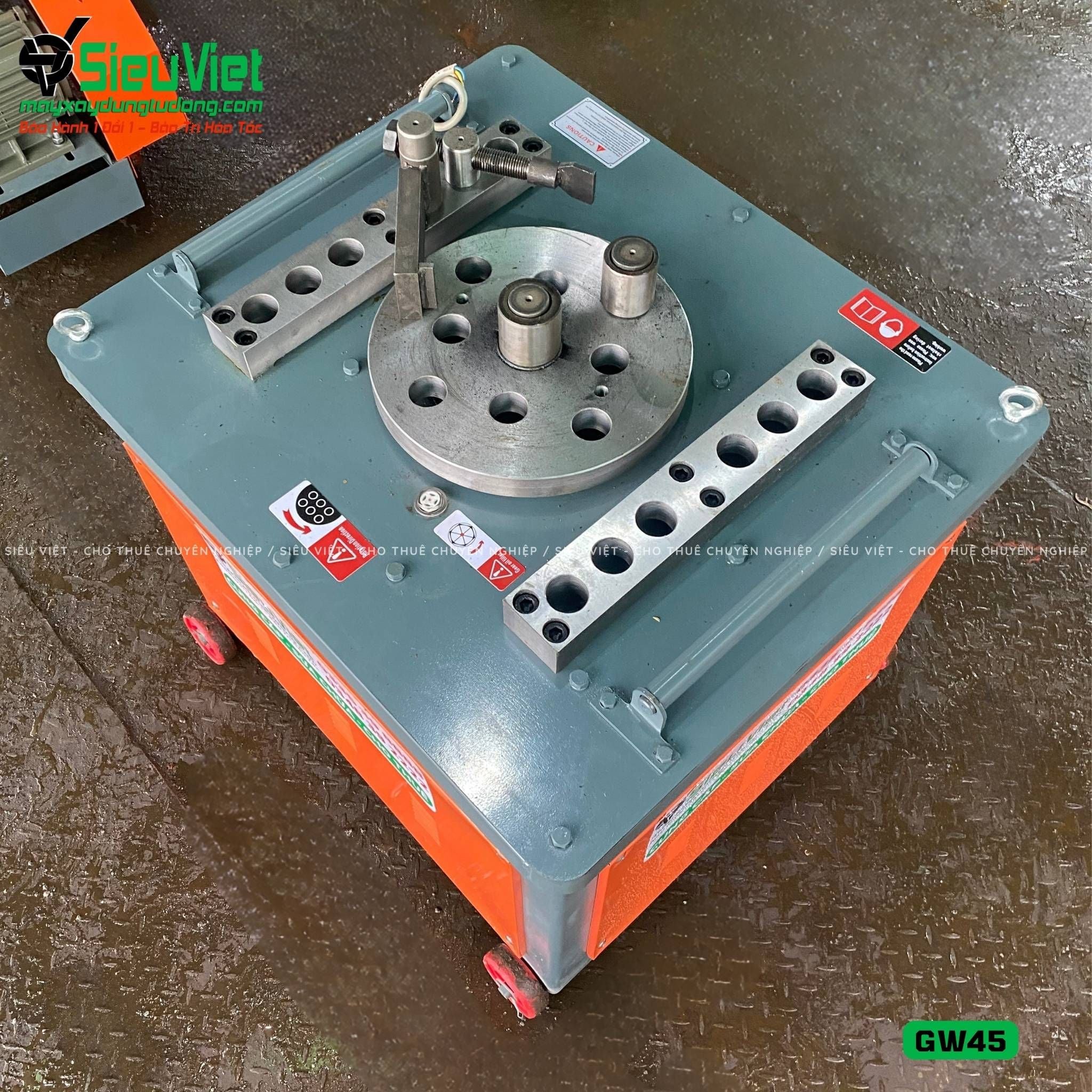Máy uốn sắt GW45 Trung Quốc - Điện 380V, 3 Pha