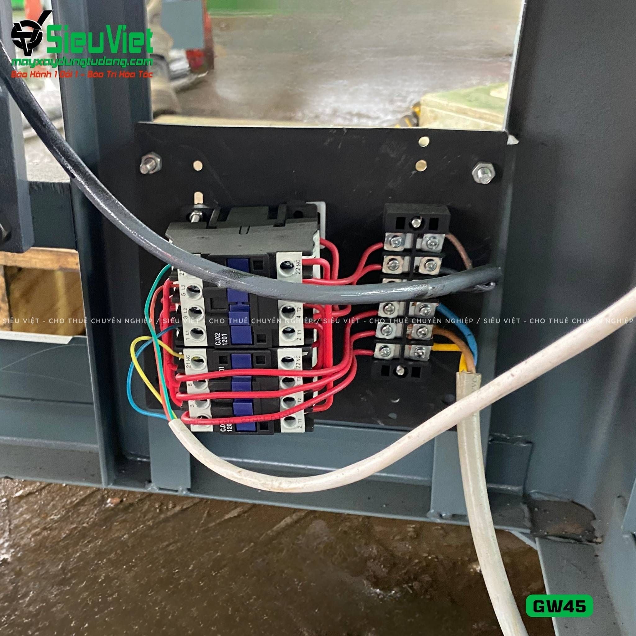 Máy uốn sắt GW45 Trung Quốc - Điện 380V, 3 Pha