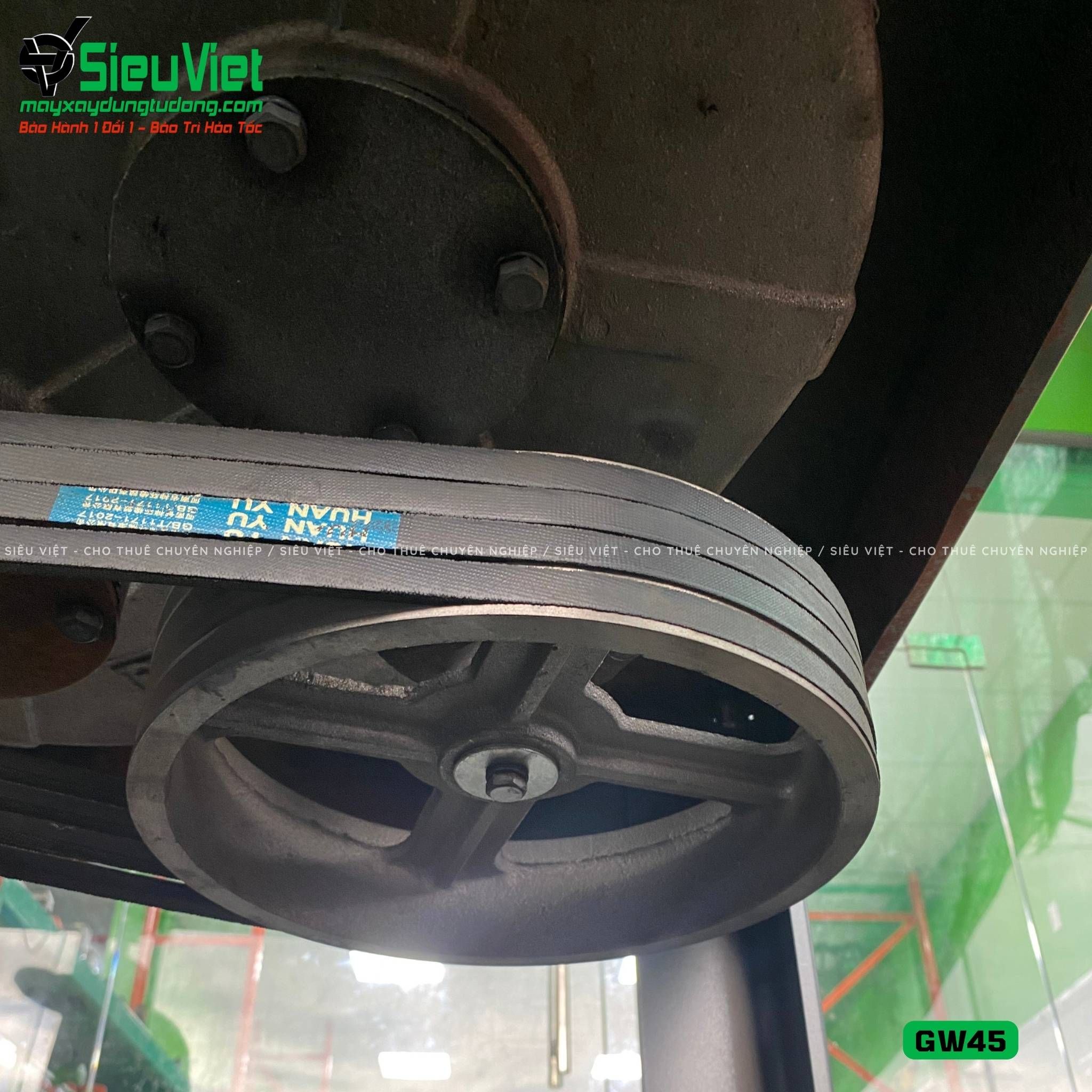 Máy uốn sắt GW45 Trung Quốc - Điện 380V, 3 Pha