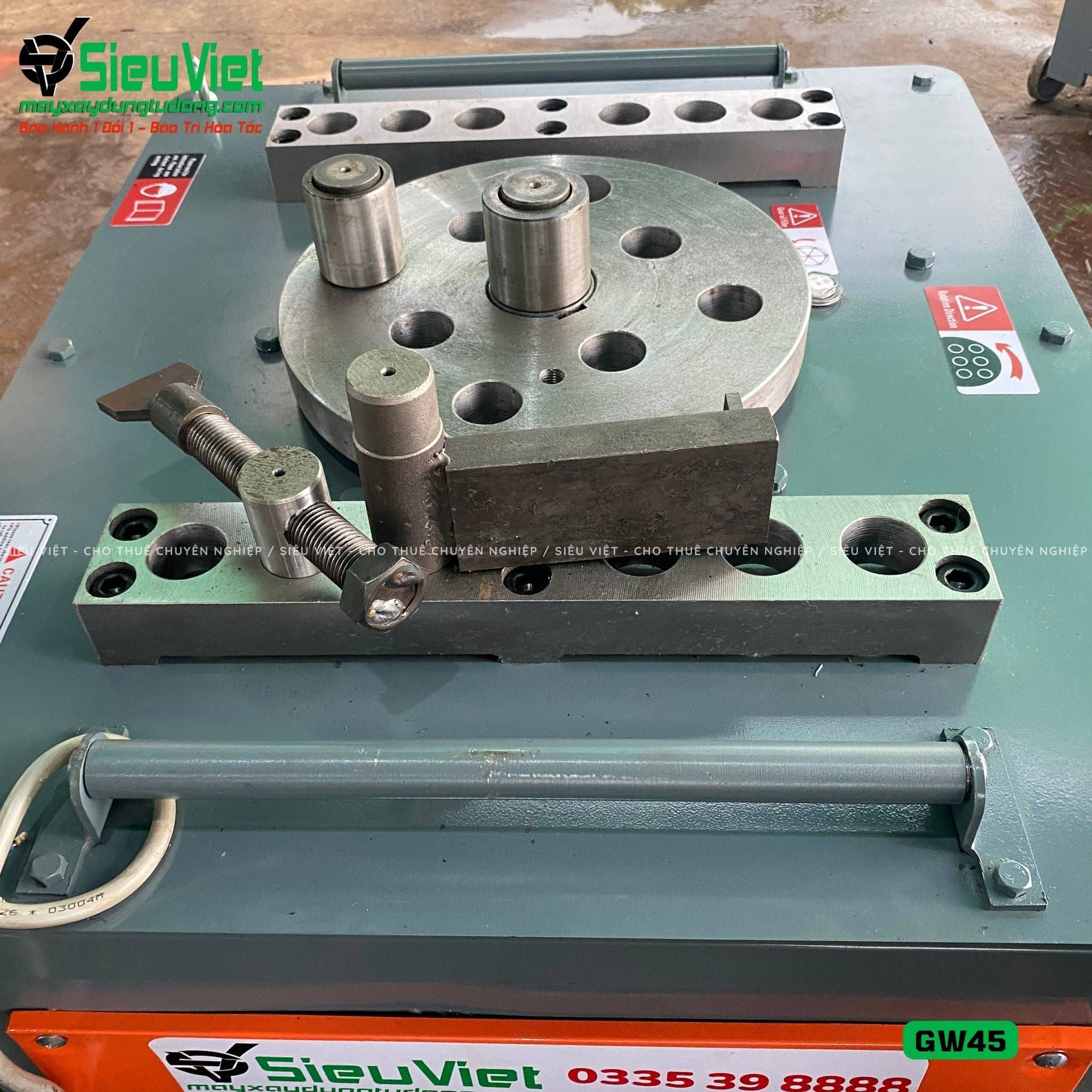 Máy uốn sắt GW45 Trung Quốc - Điện 380V, 3 Pha