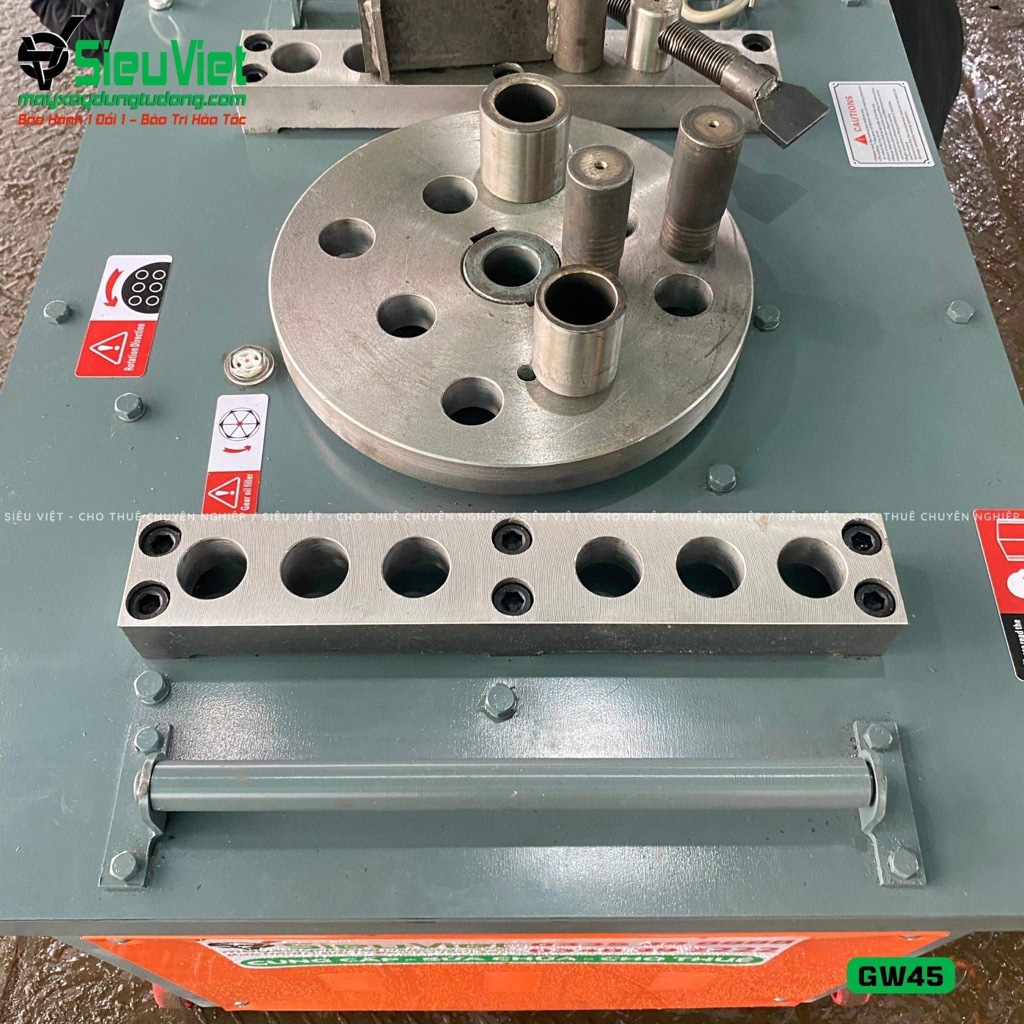 Máy uốn sắt GW45 Trung Quốc - Điện 380V, 3 Pha