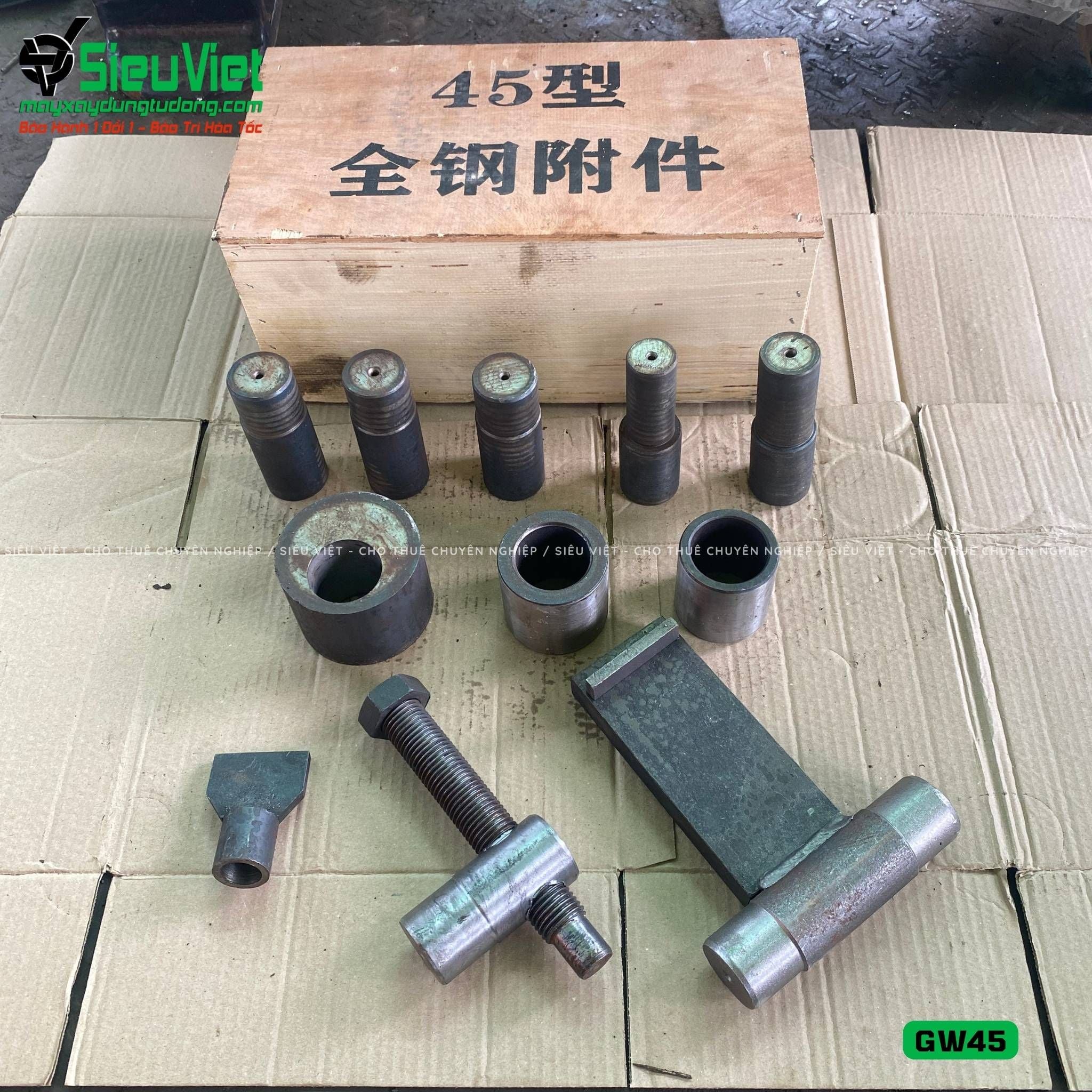 Máy uốn sắt GW45 Trung Quốc - Điện 380V, 3 Pha