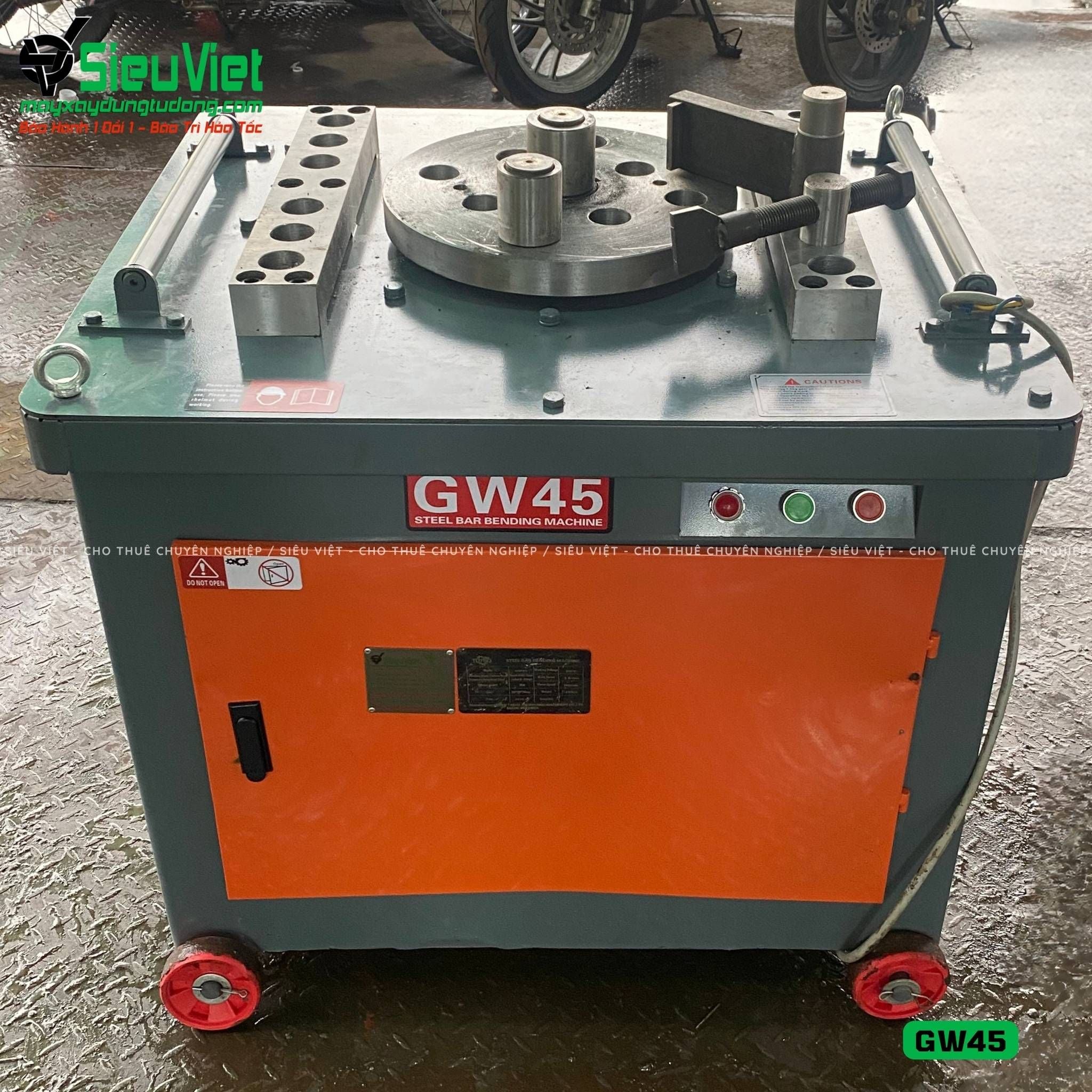 Máy uốn sắt GW45 Trung Quốc - Điện 380V, 3 Pha
