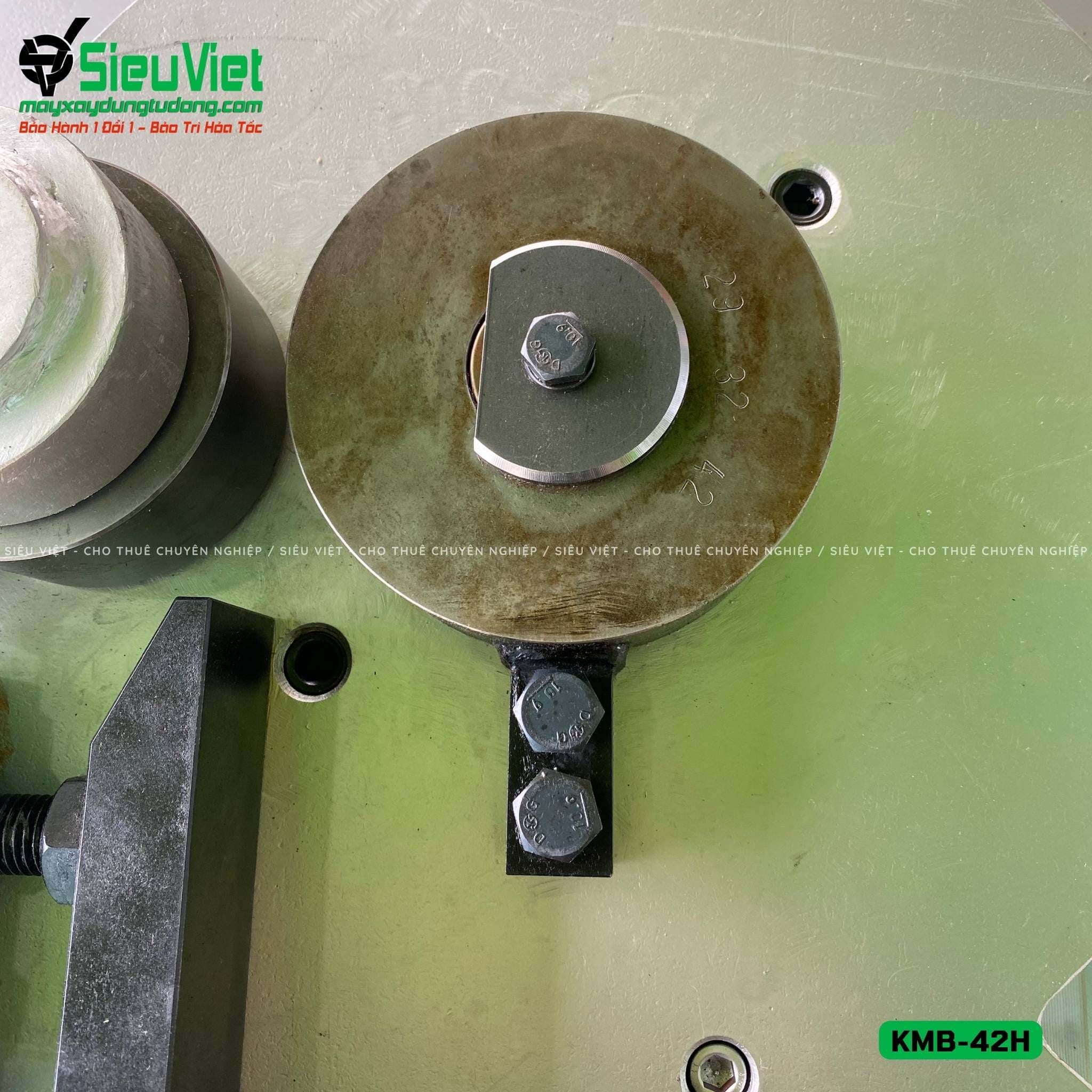 Máy uốn sắt KMB-42H Kunwoo Hàn Quốc - Điện 380v, 3 Pha