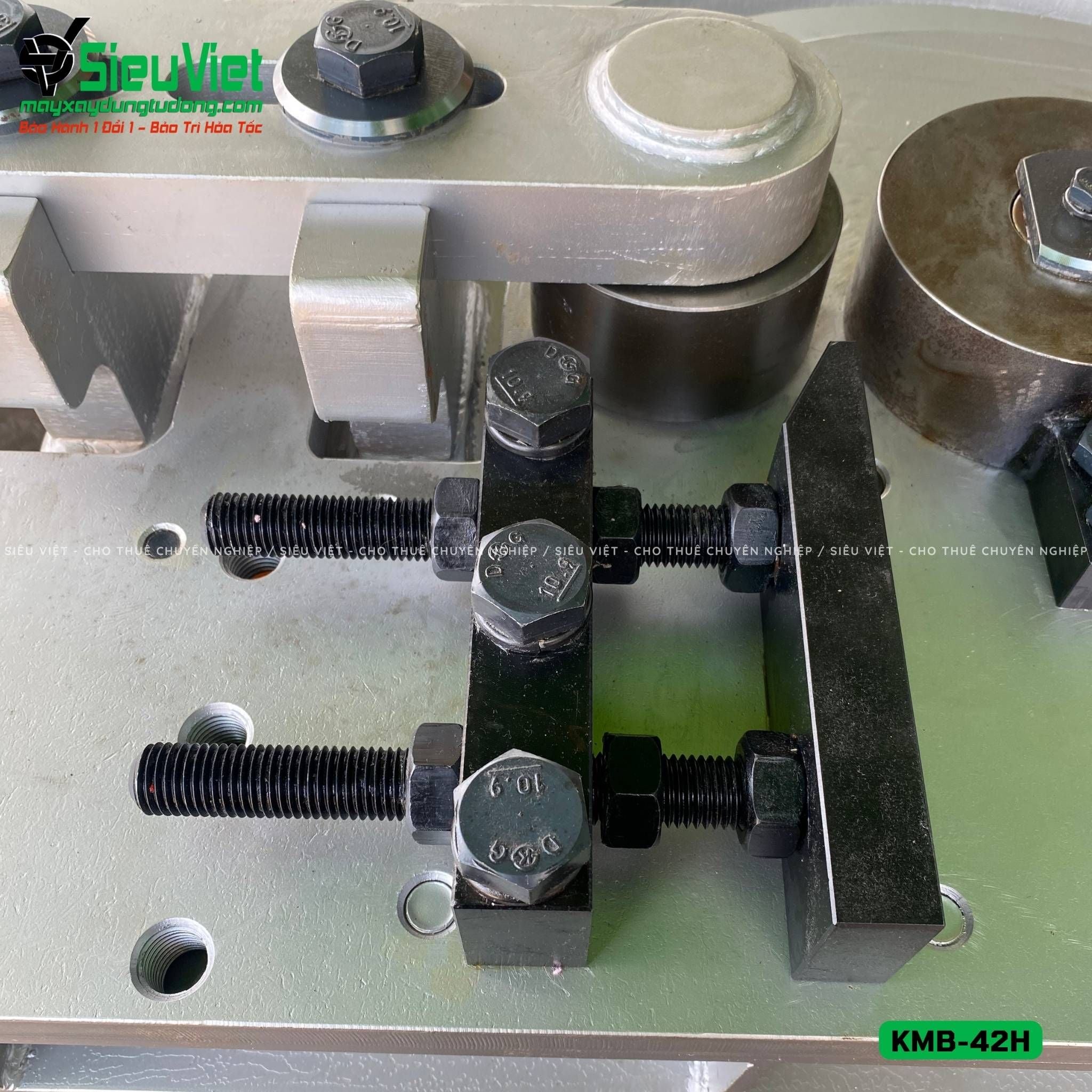 Máy uốn sắt KMB-42H Kunwoo Hàn Quốc - Điện 380v, 3 Pha