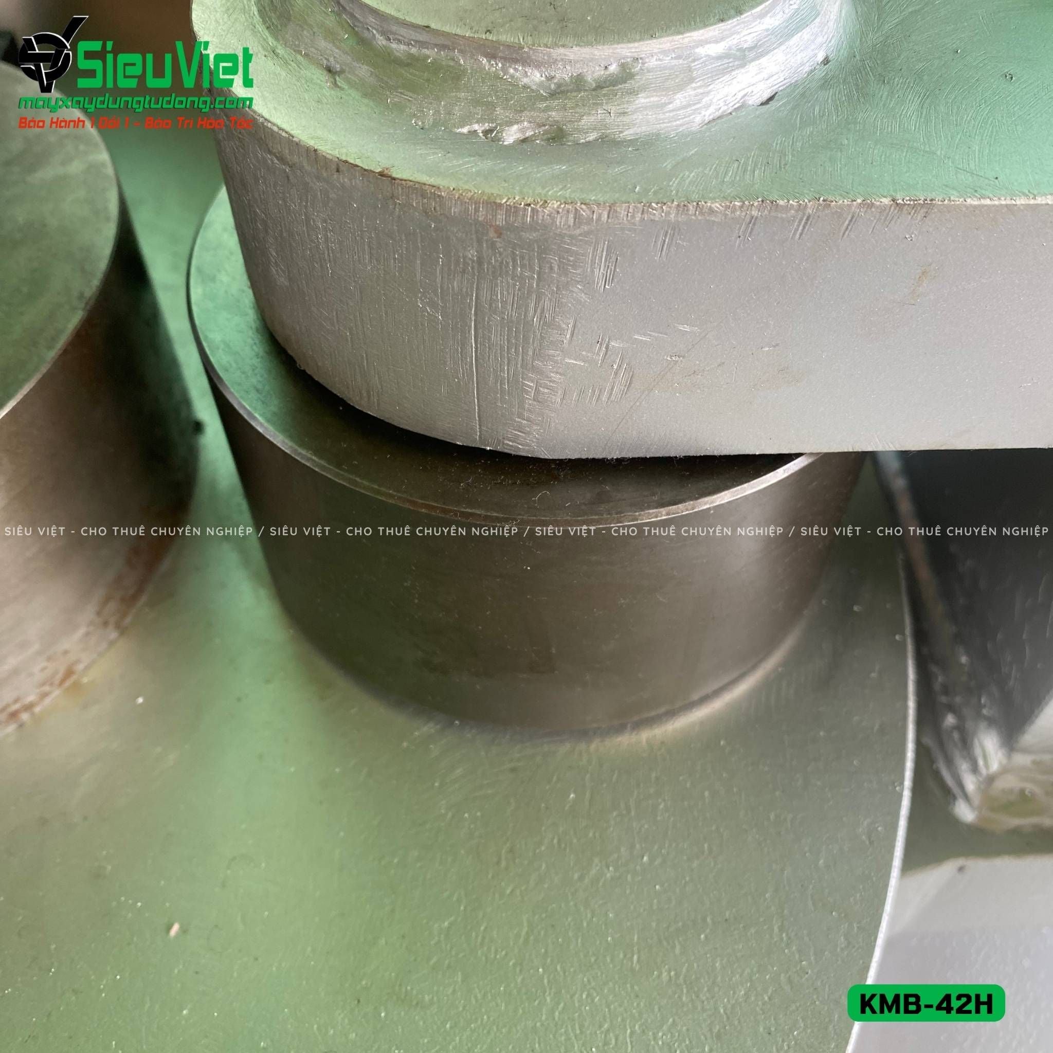 Máy uốn sắt KMB-42H Kunwoo Hàn Quốc - Điện 380v, 3 Pha