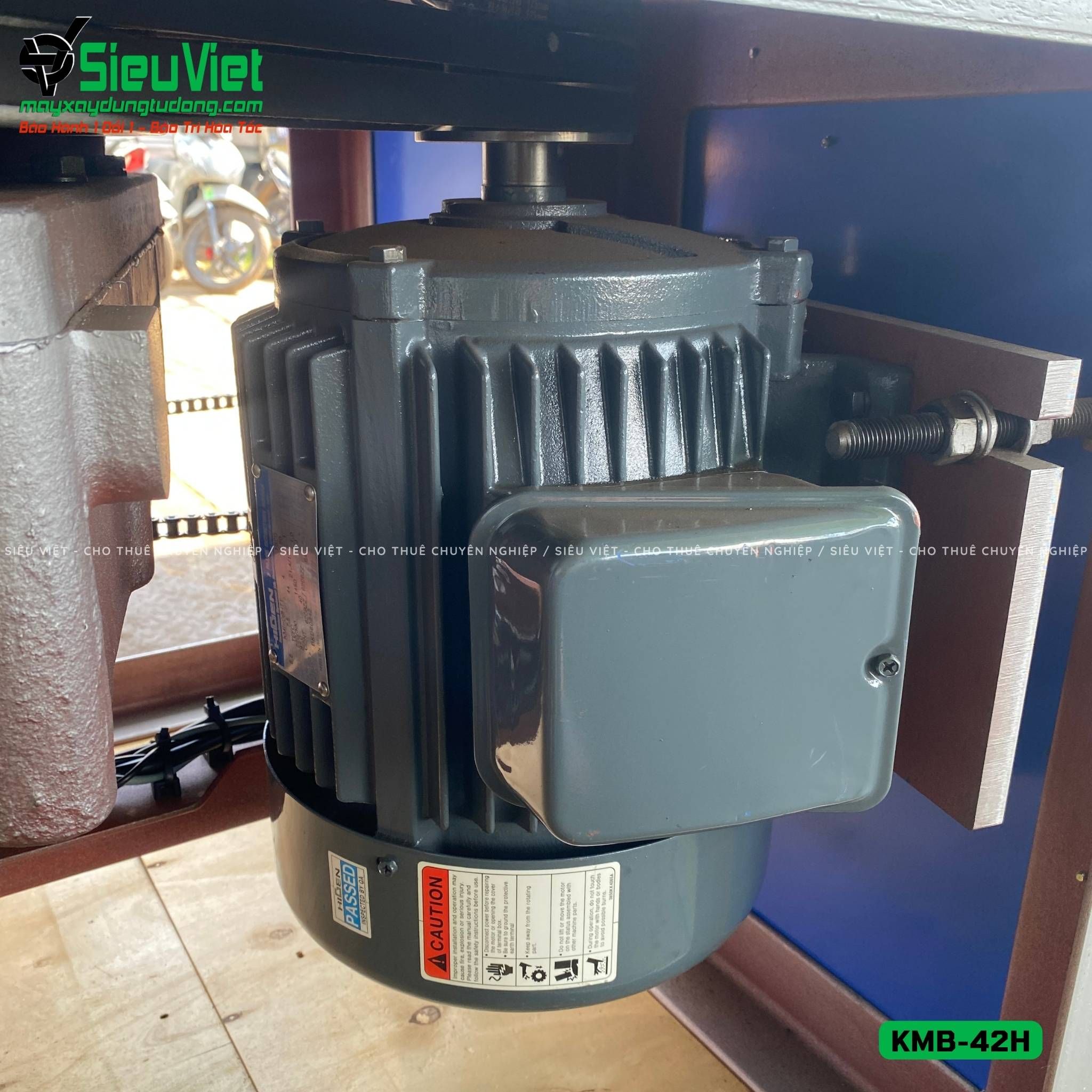 Máy uốn sắt KMB-42H Kunwoo Hàn Quốc - Điện 380v, 3 Pha