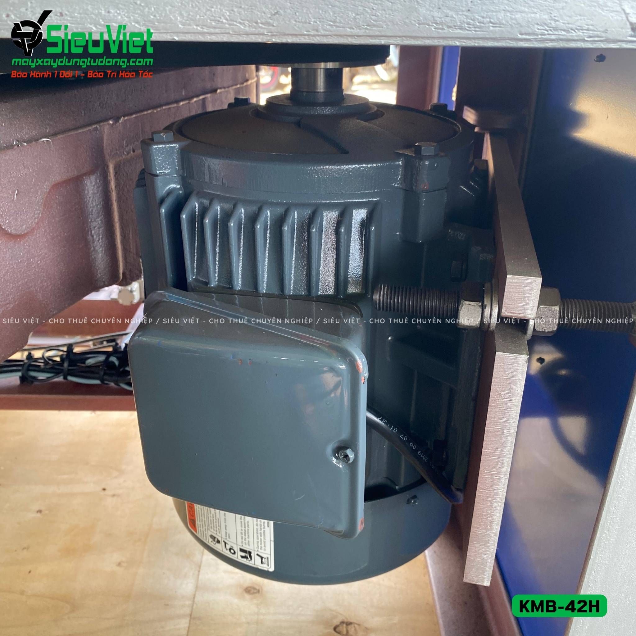 Máy uốn sắt KMB-42H Kunwoo Hàn Quốc - Điện 380v, 3 Pha