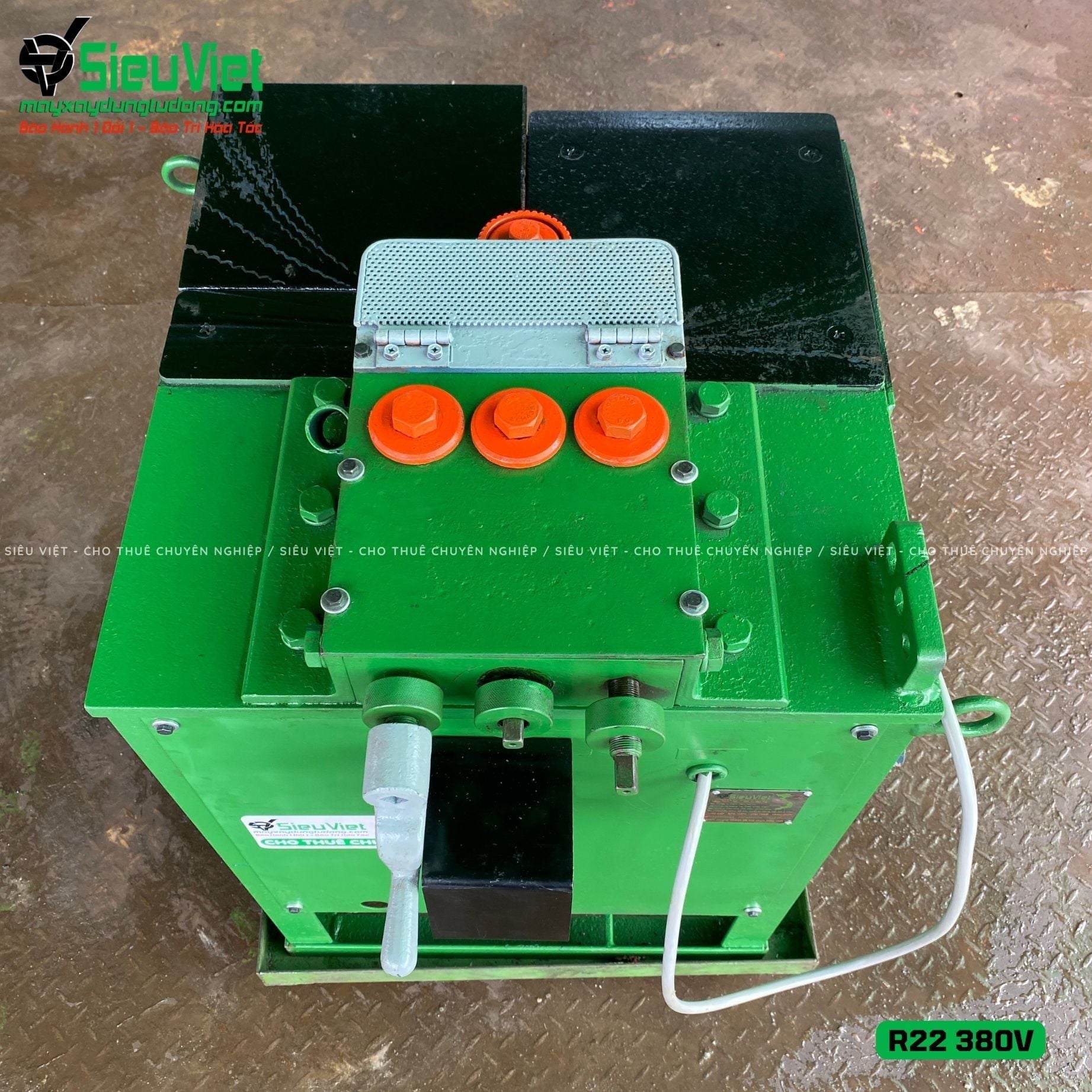 (Cũ) Máy uốn thép tròn R22 Nhật Bản - Điện 380v, 3 Pha