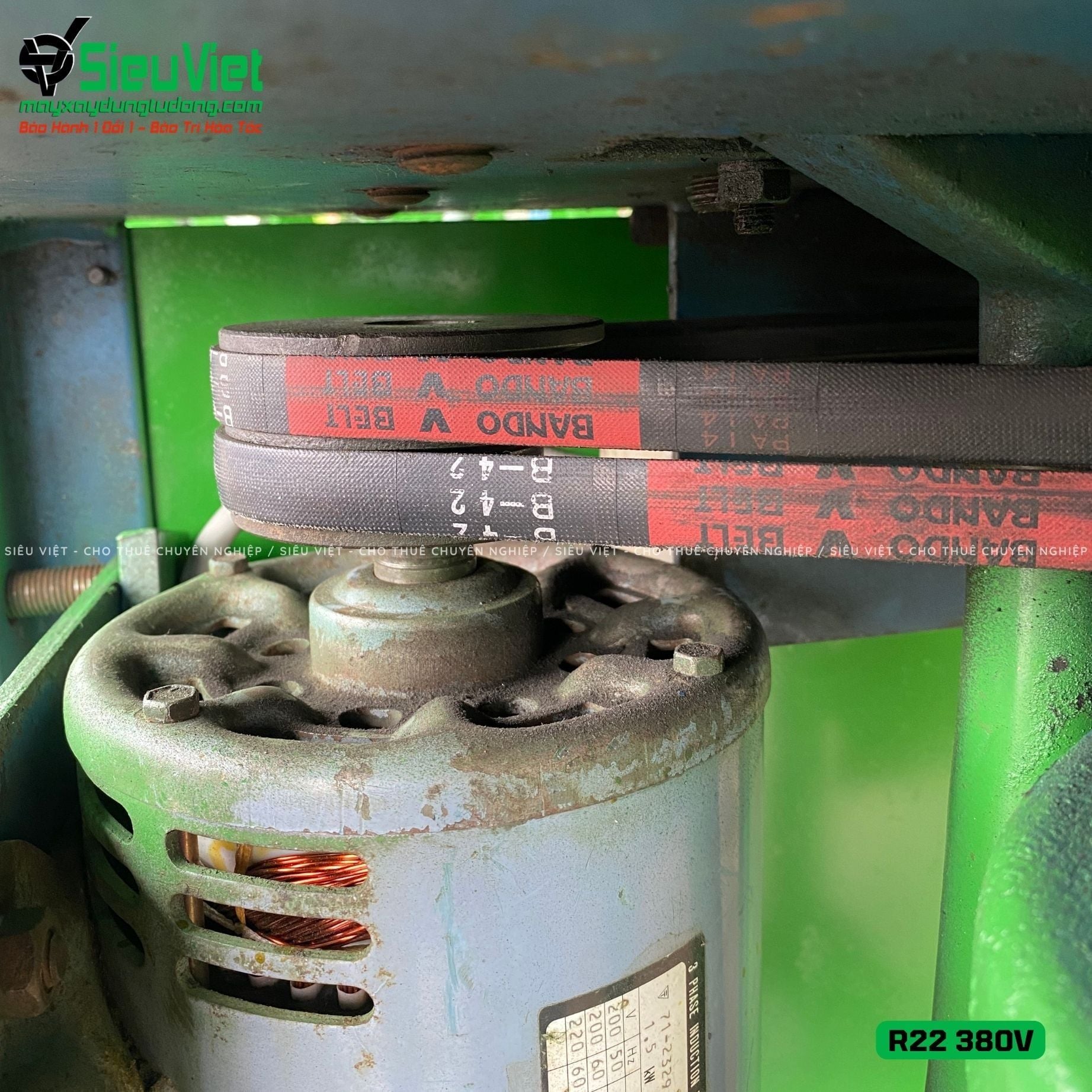 (Cũ) Máy uốn thép tròn R22 Nhật Bản - Điện 380v, 3 Pha