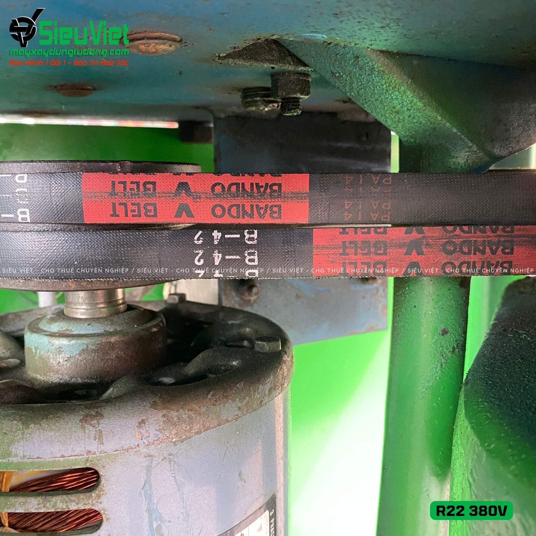 Thuê Tháng Máy uốn tròn sắt phi 10-20 R22 - Điện 380V, 3 Pha