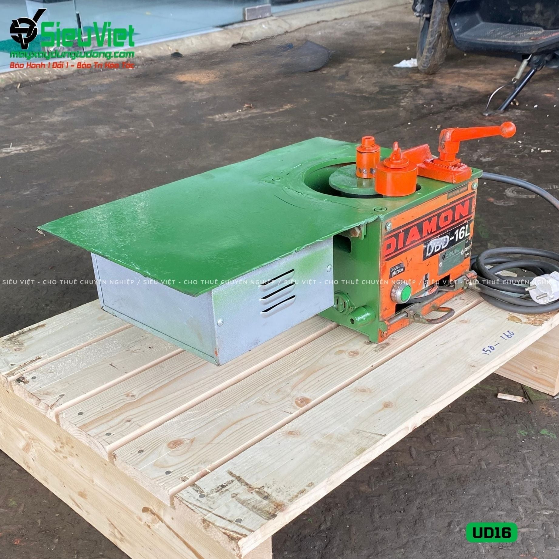 (Cũ) Máy uốn sắt UD16 Nhật Bản - Điện 220v, 1 Pha (Loại 1)