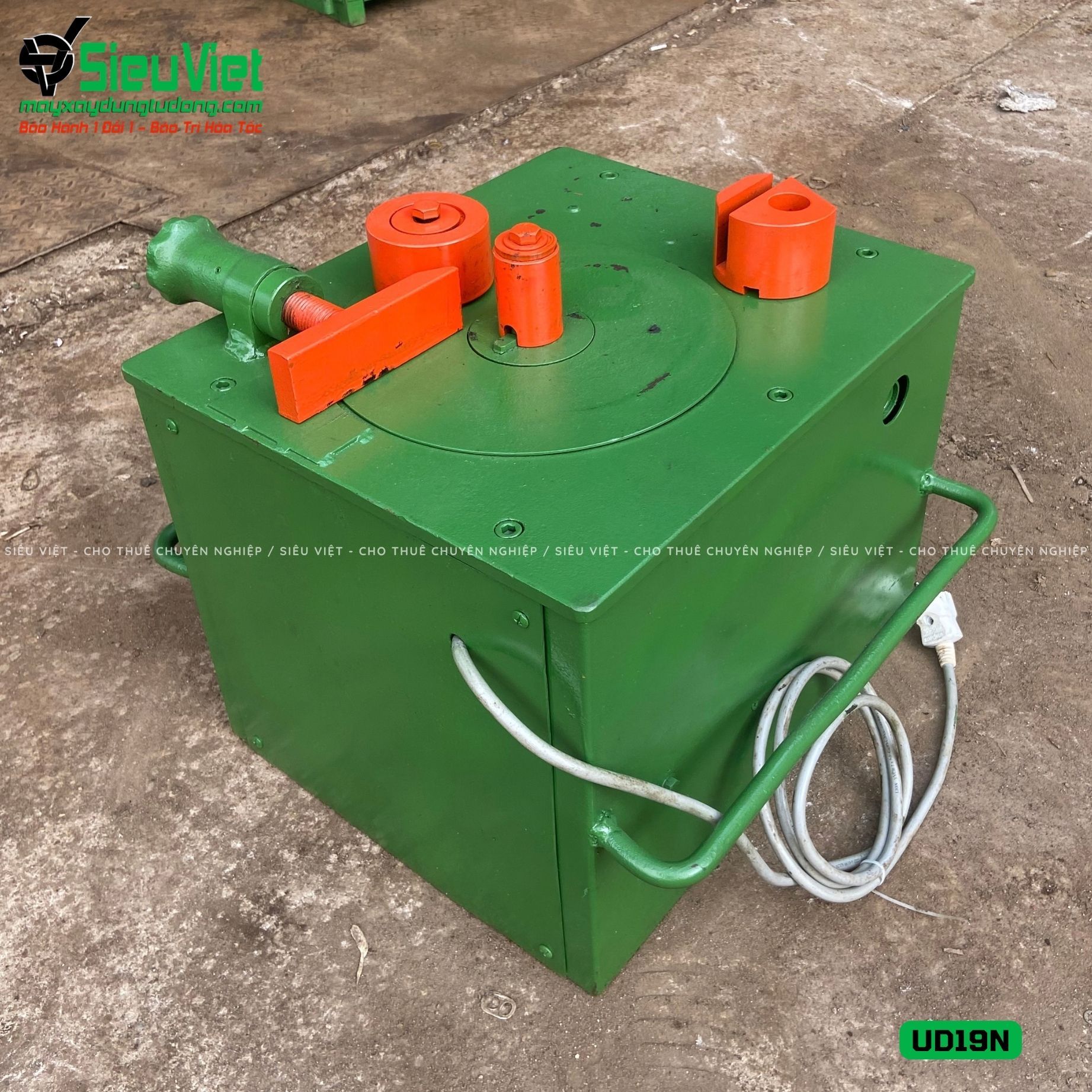 Thuê Tháng Máy uốn sắt phi 6-20mm UD19N Nhật Bản - Điện 220V, 1 Pha