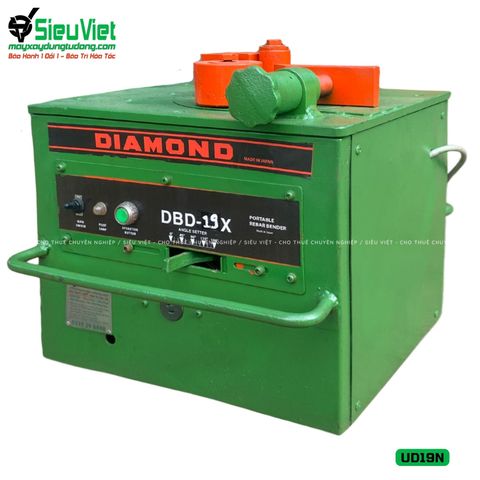(Cũ) Máy uốn sắt UD19N Diamond Nhật Bản - Điện 220v, 1 Pha