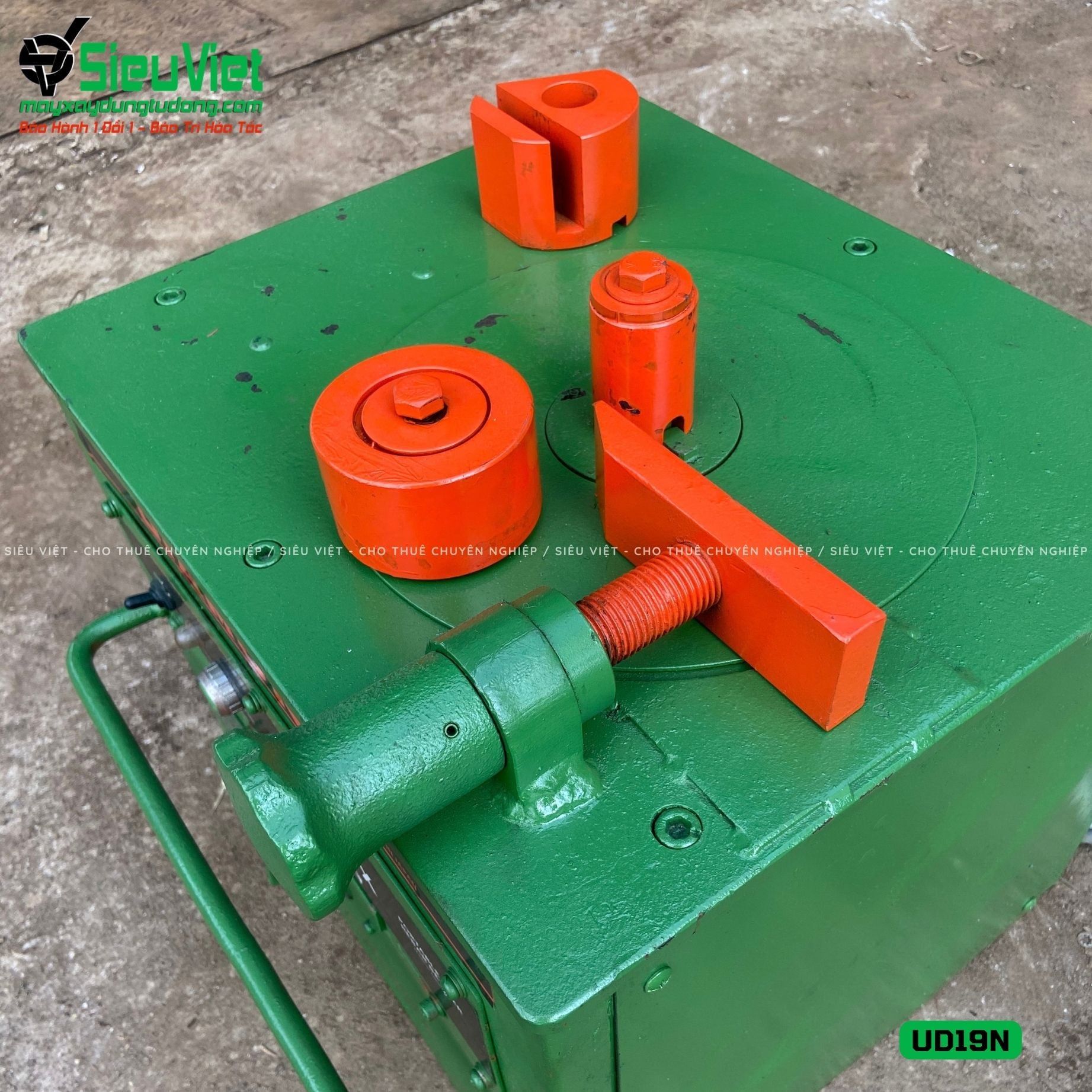 (Cũ) Máy uốn sắt UD19N Diamond Nhật Bản - Điện 220v, 1 Pha