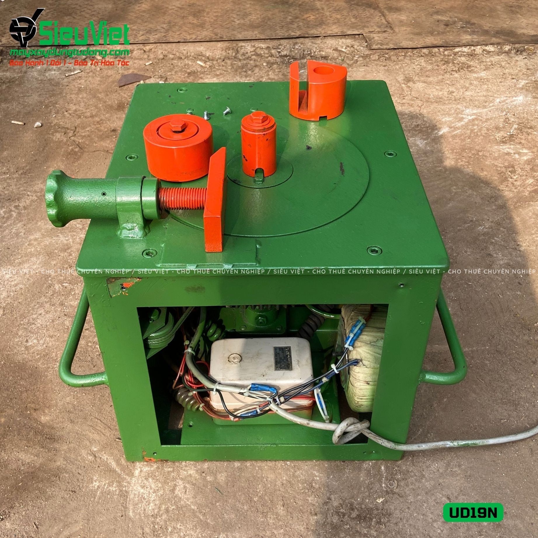 (Cũ) Máy uốn sắt UD19N Diamond Nhật Bản - Điện 220v, 1 Pha