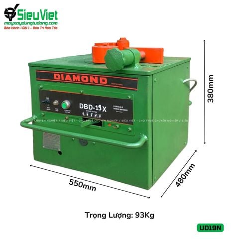 (Cũ) Máy uốn sắt UD19N Diamond Nhật Bản - Điện 220v, 1 Pha