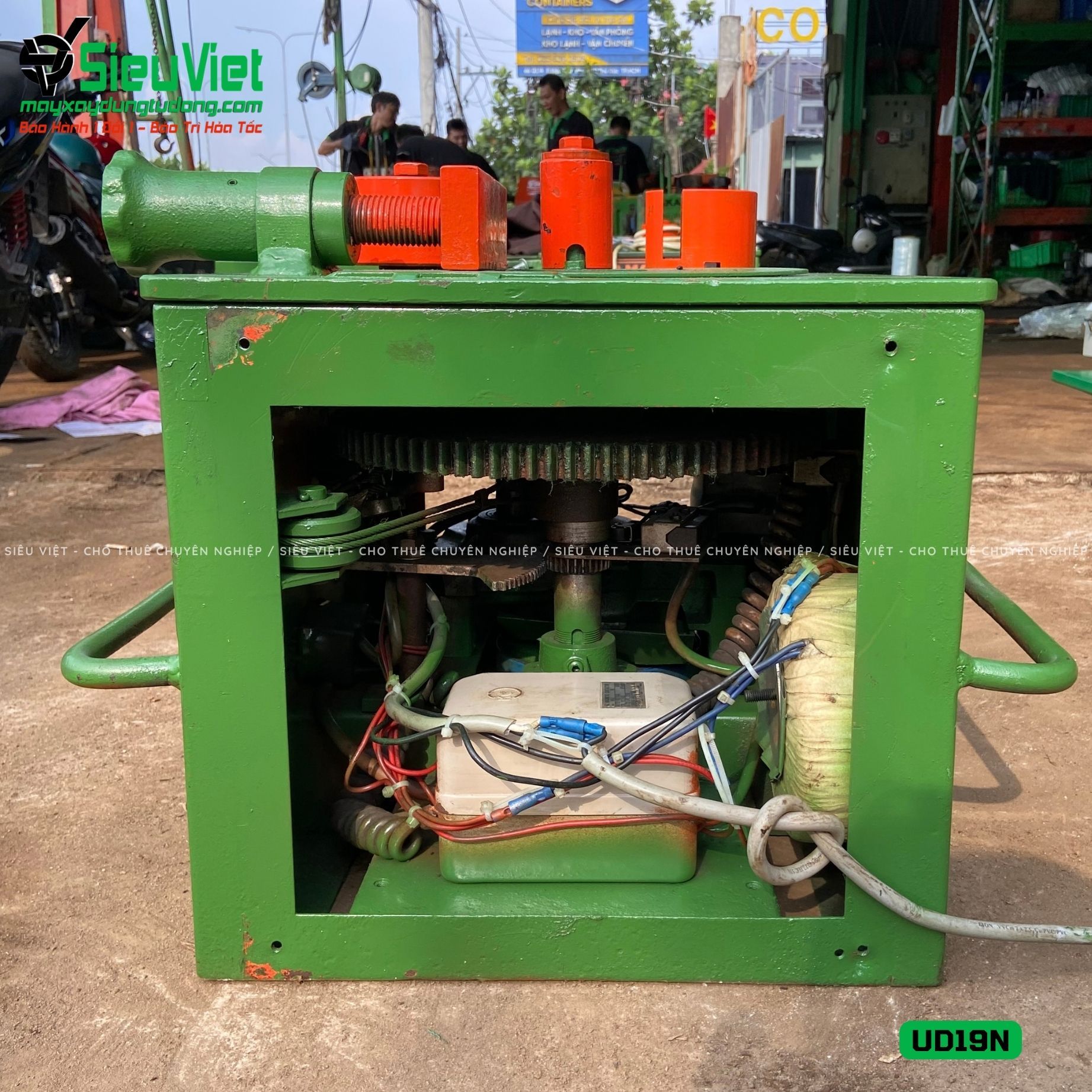 Thuê Tháng Máy uốn sắt phi 6-20mm UD19N Nhật Bản - Điện 220V, 1 Pha