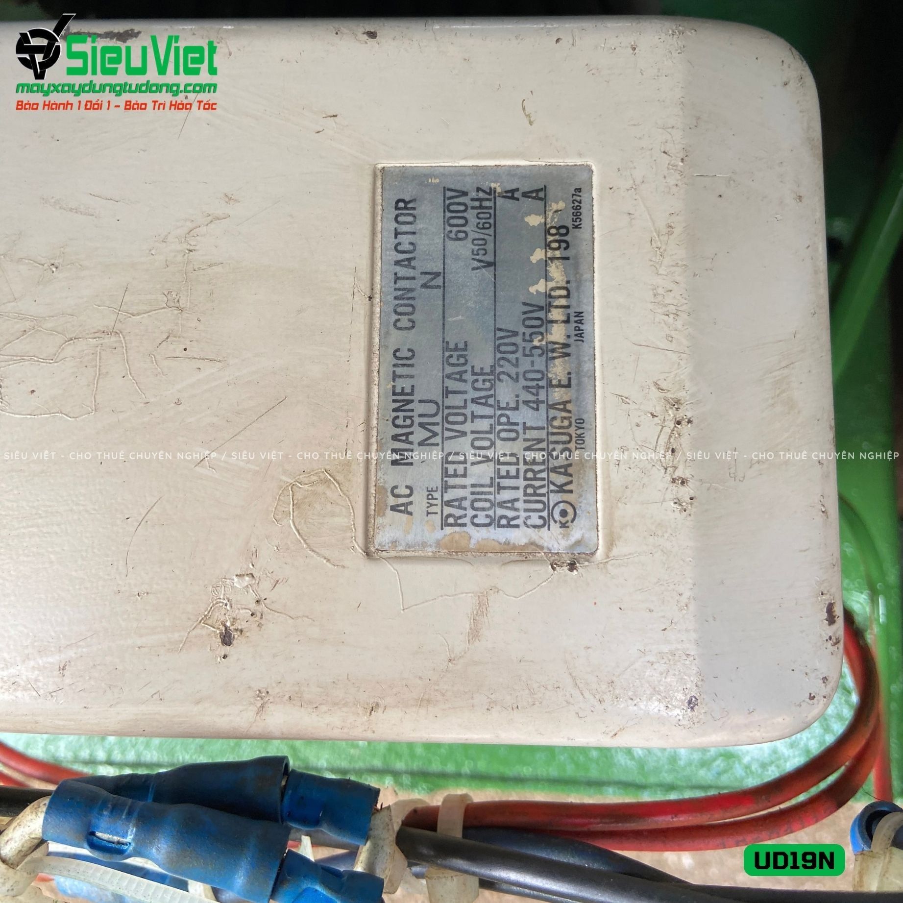 (Cũ) Máy uốn sắt UD19N Diamond Nhật Bản - Điện 220v, 1 Pha