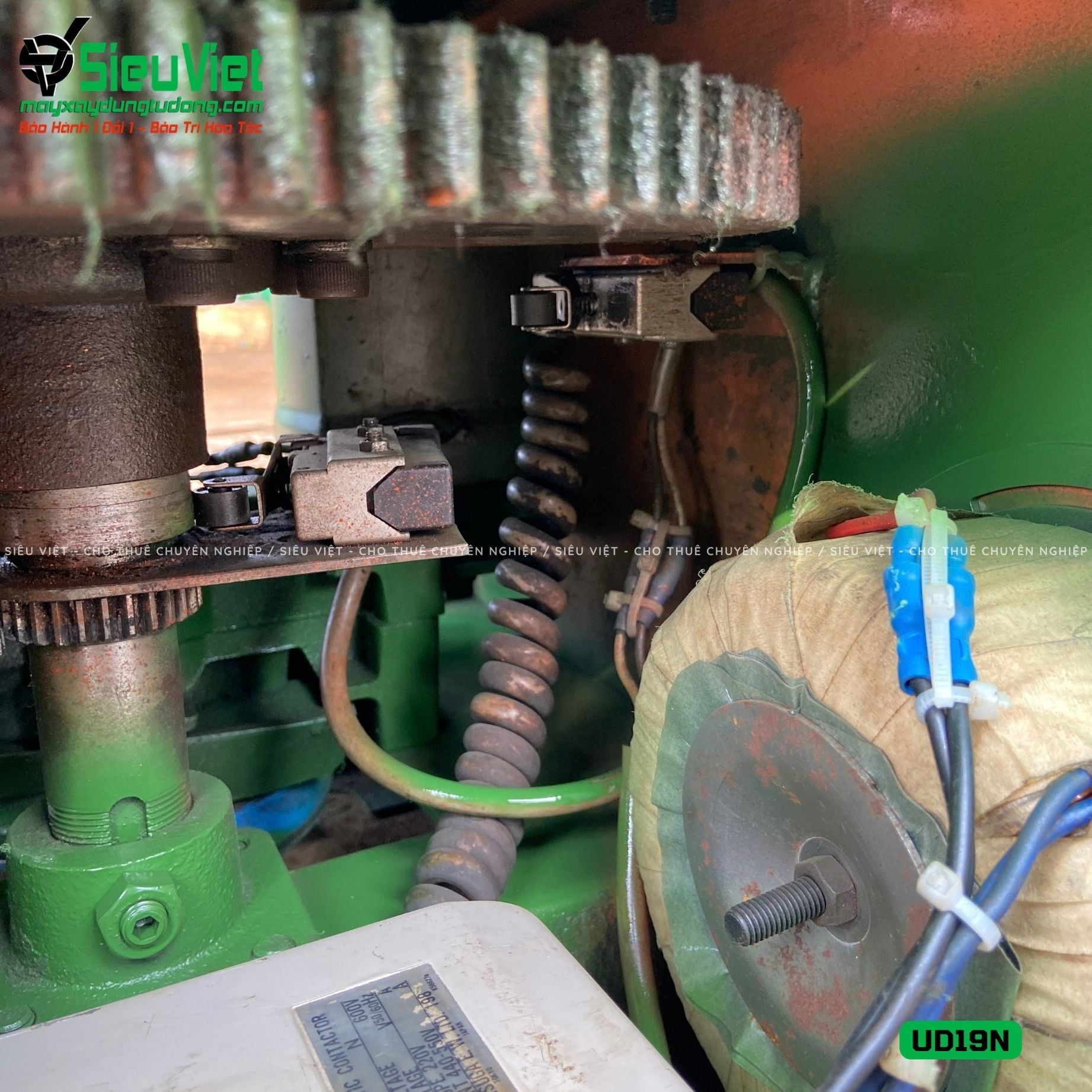 (Cũ) Máy uốn sắt UD19N Diamond Nhật Bản - Điện 220v, 1 Pha