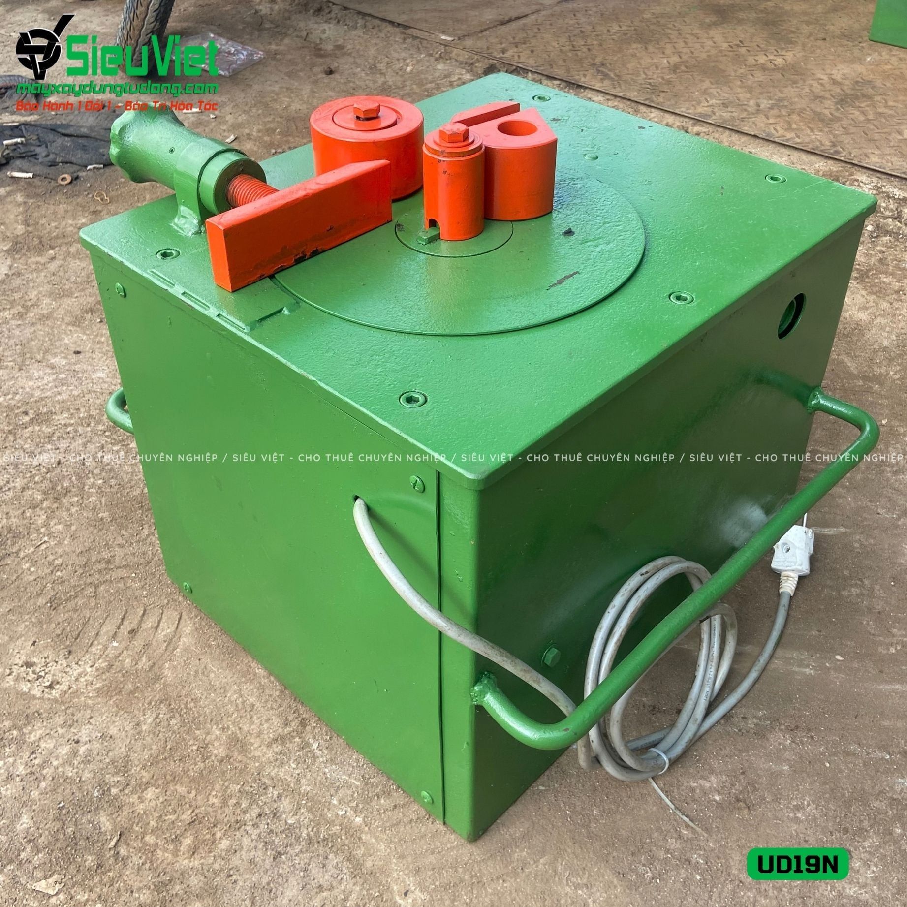 (Cũ) Máy uốn sắt UD19N Diamond Nhật Bản - Điện 220v, 1 Pha