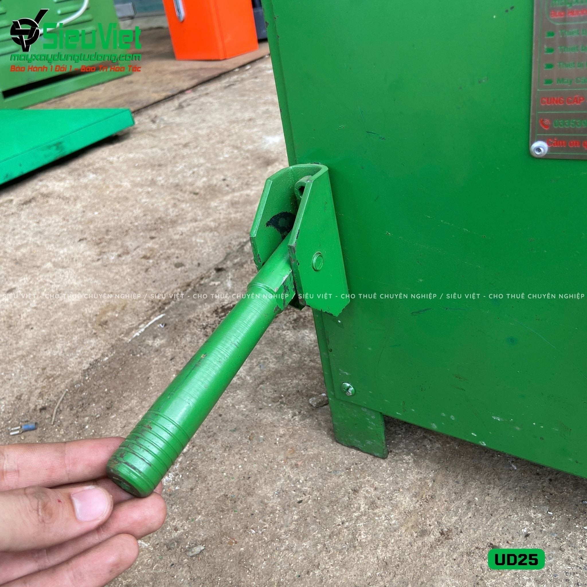 (Cũ) Máy uốn sắt phi 25 UD25 Hàn Quốc - Điện 220V, 1 Pha (Loại 1)