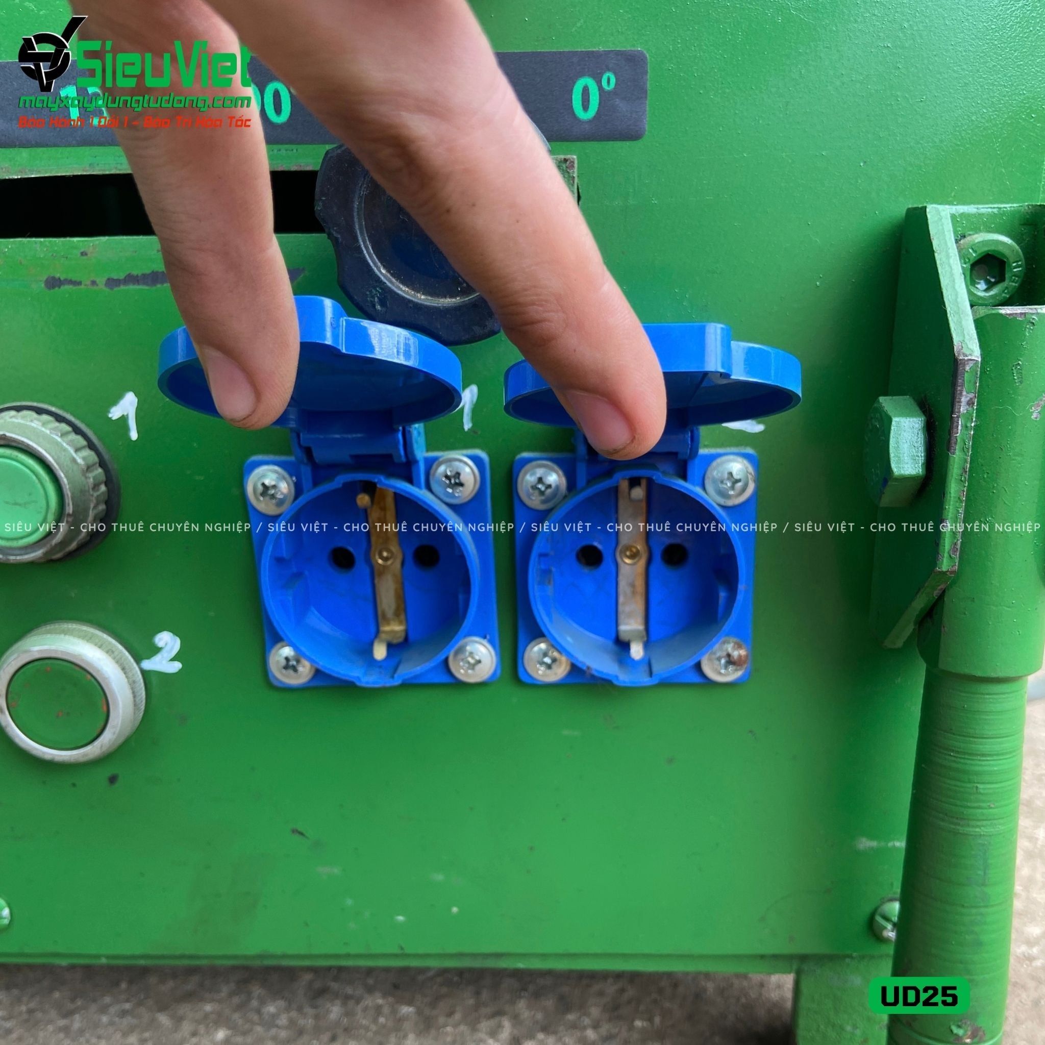 (Cũ) Máy uốn sắt phi 25 UD25 Hàn Quốc - Điện 220V, 1 Pha (Loại 1)