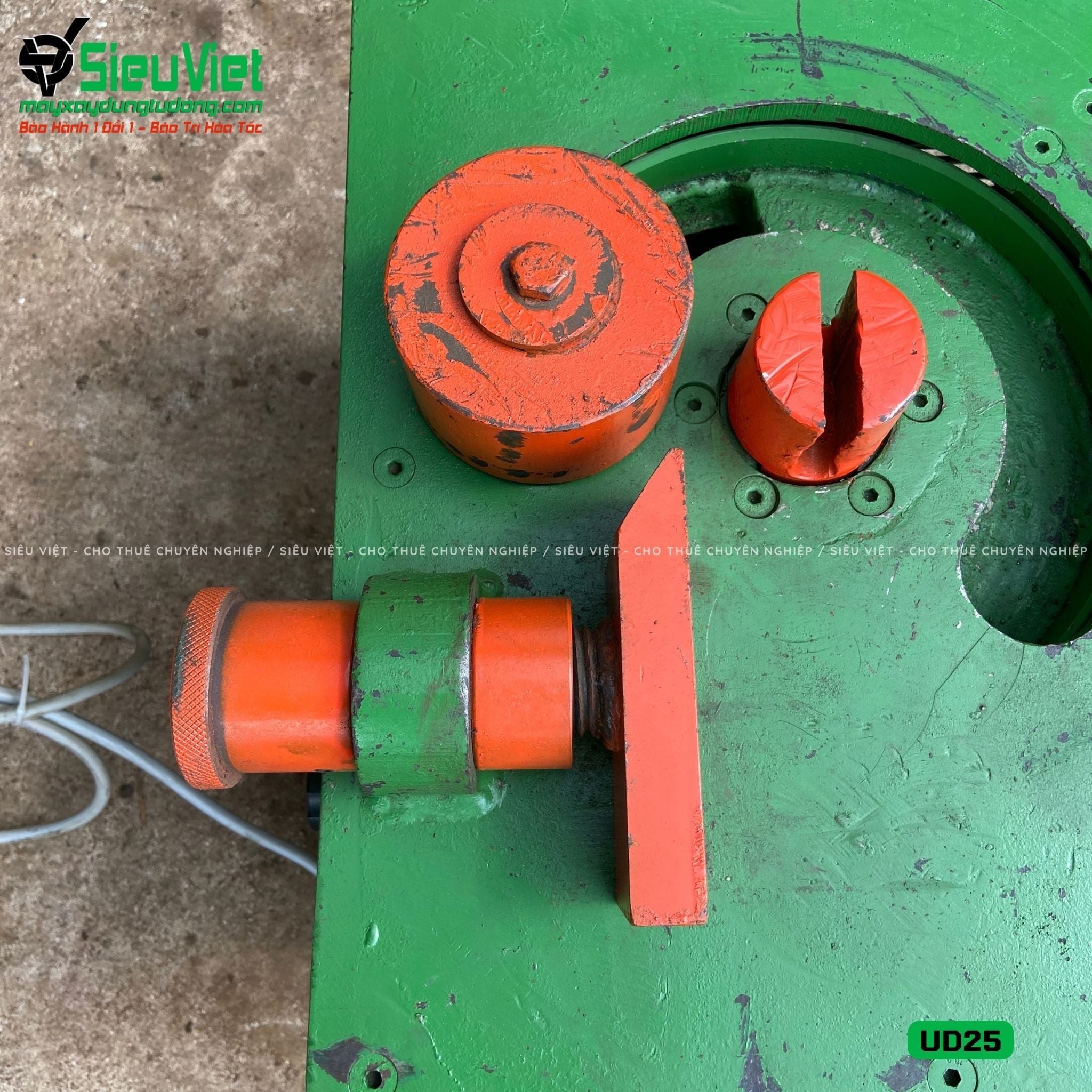 Thuê Tháng Máy uốn sắt phi 6-25mm UD25 - Điện 220V, dân dụng