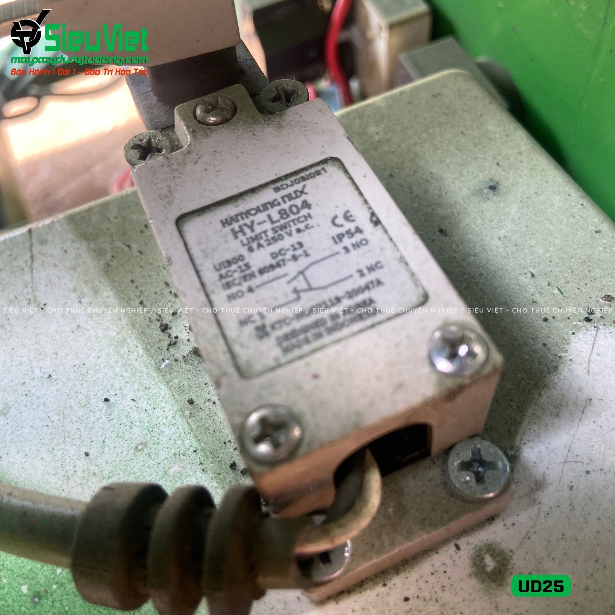 Thuê Tháng Máy uốn sắt phi 6-25mm UD25 - Điện 220V, dân dụng