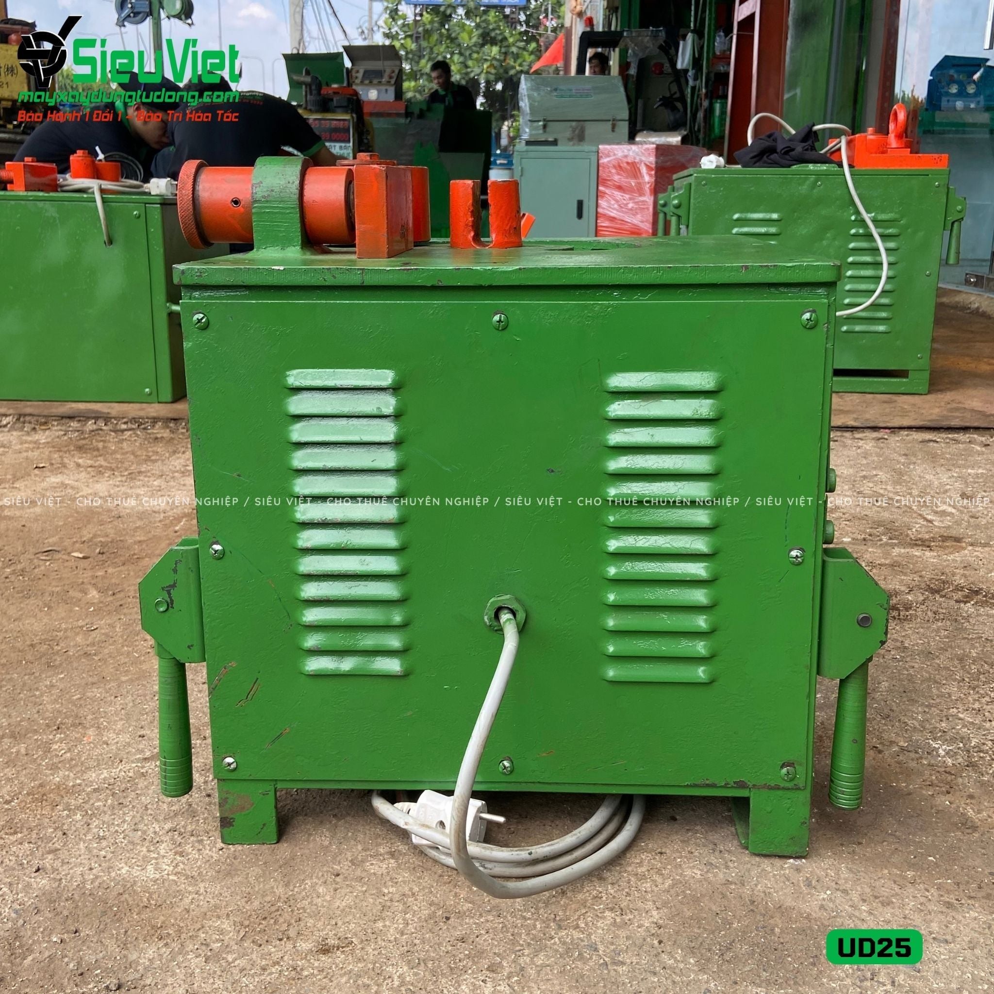 (Cũ) Máy uốn sắt phi 25 UD25 Hàn Quốc - Điện 220V, 1 Pha (Loại 1)