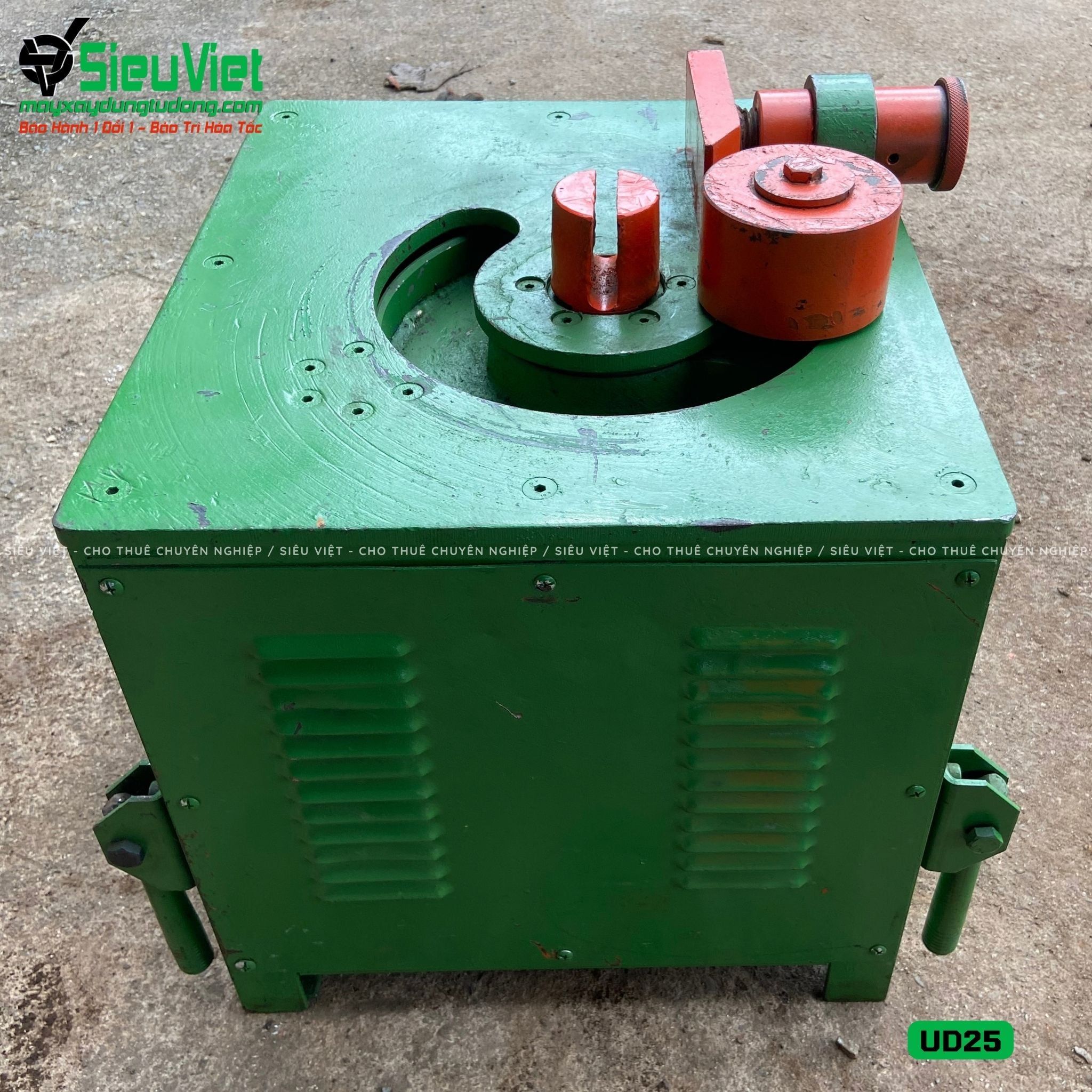 (Cũ) Máy uốn sắt phi 25 UD25 Hàn Quốc - Điện 220V, 1 Pha (Loại 1)