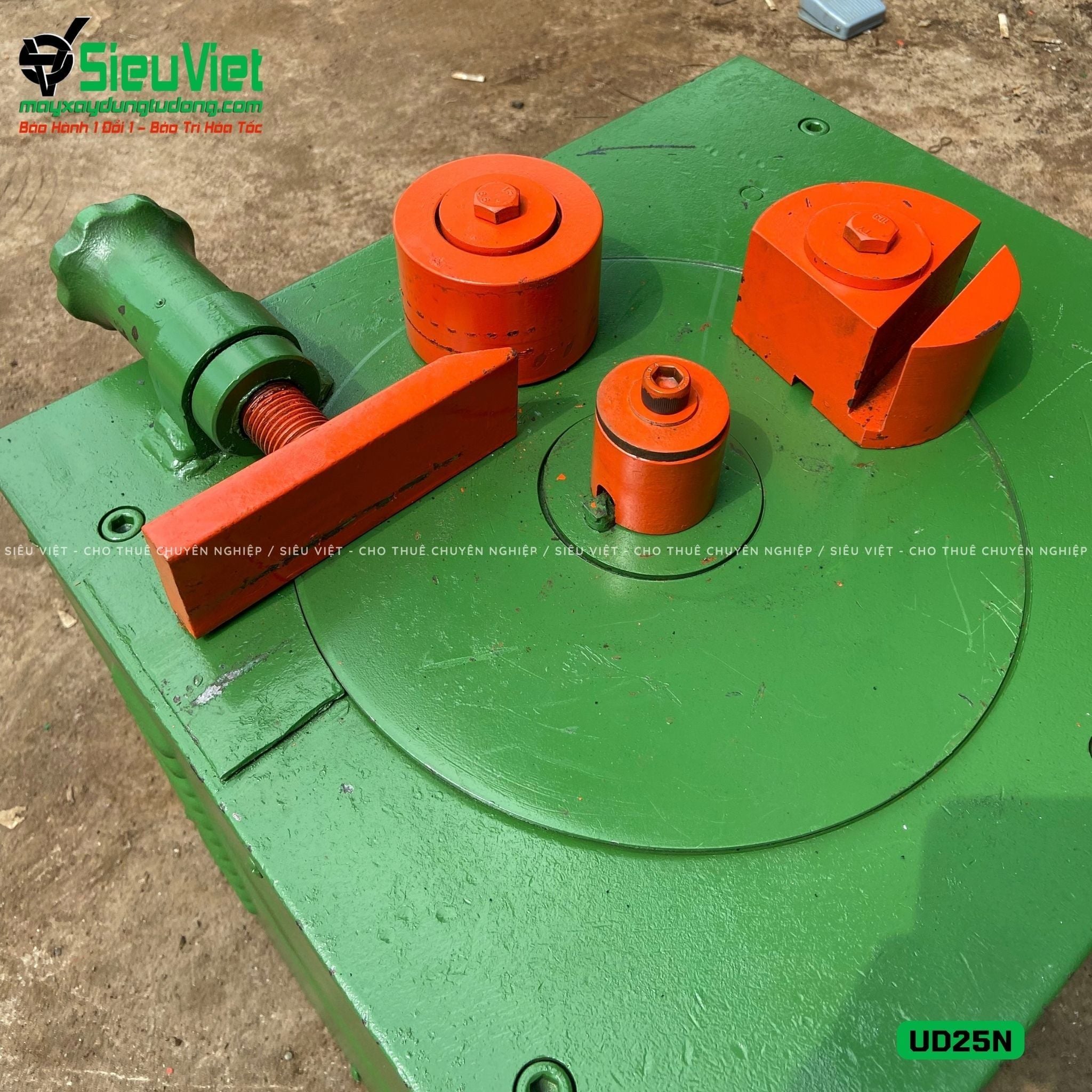 (Cũ) Máy uốn sắt phi 25 UD25N Nhật Bản - Điện 220v, 1 Pha