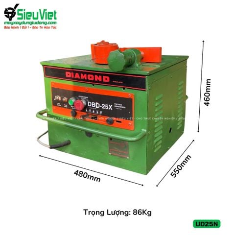 (Cũ) Máy uốn sắt phi 25 UD25N Nhật Bản - Điện 220v, 1 Pha