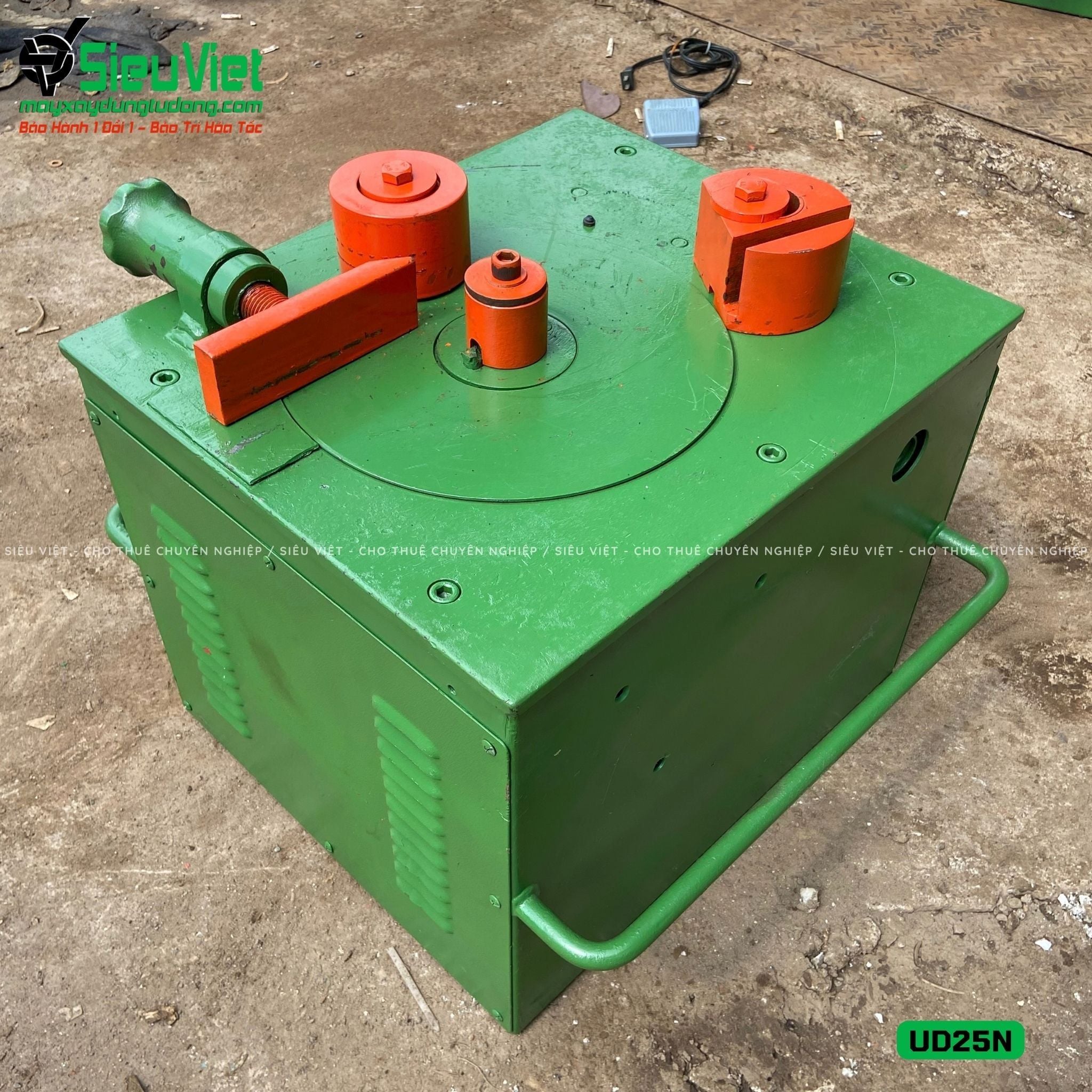 (Cũ) Máy uốn sắt phi 25 UD25N Nhật Bản - Điện 220v, 1 Pha