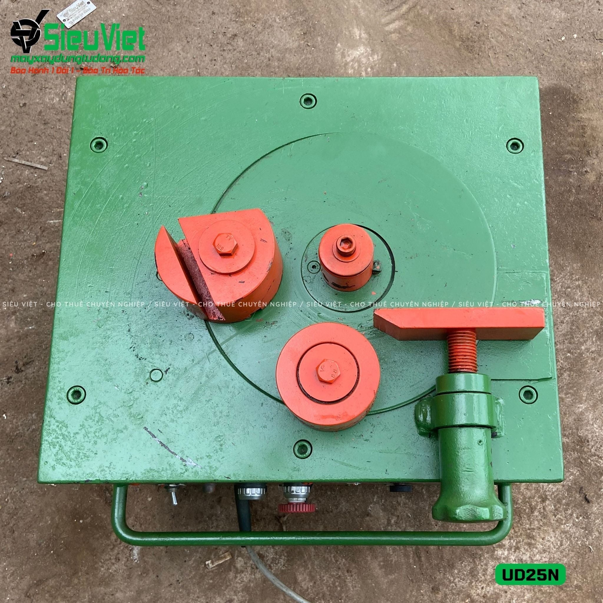 (Cũ) Máy uốn sắt phi 25 UD25N Nhật Bản - Điện 220v, 1 Pha