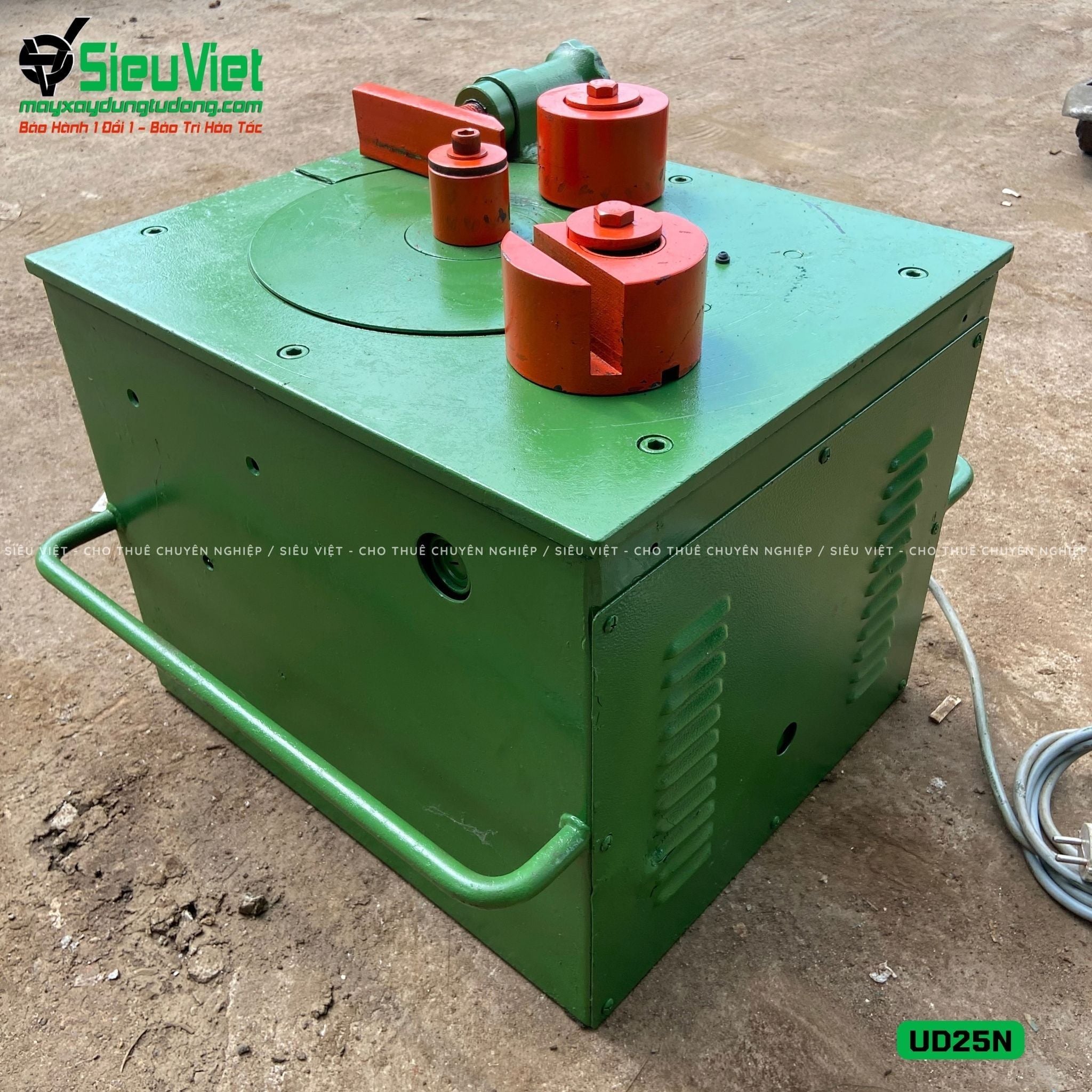 (Cũ) Máy uốn sắt phi 25 UD25N Nhật Bản - Điện 220v, 1 Pha