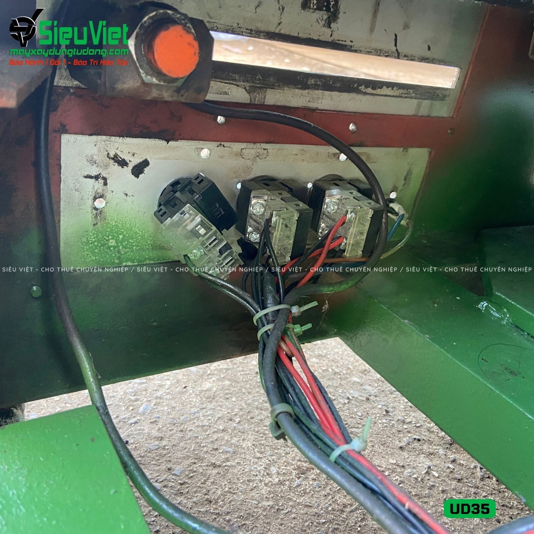 (Cũ) Máy uốn sắt phi 32 Cường Độ Cao UD35 Hàn Quốc (Điện 220v, Dân dụng)