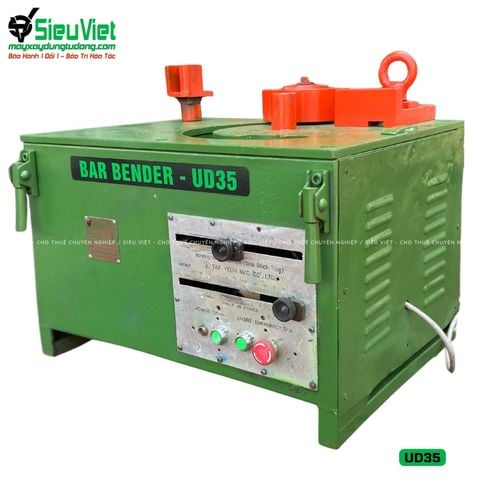 (Cũ) Máy uốn sắt phi 32 Cường Độ Cao UD35 Hàn Quốc (Điện 220v, Dân dụng)