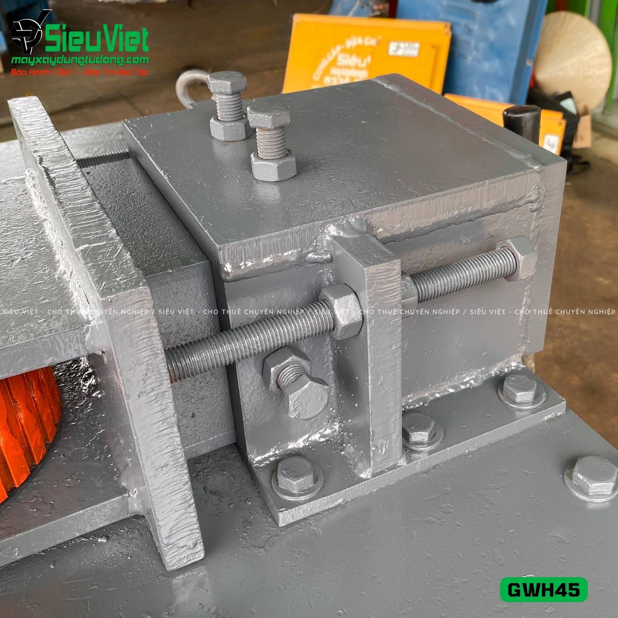 Máy uốn tròn sắt xây dựng phi 16-40 GWH45 - Điện 380v, 3 Pha
