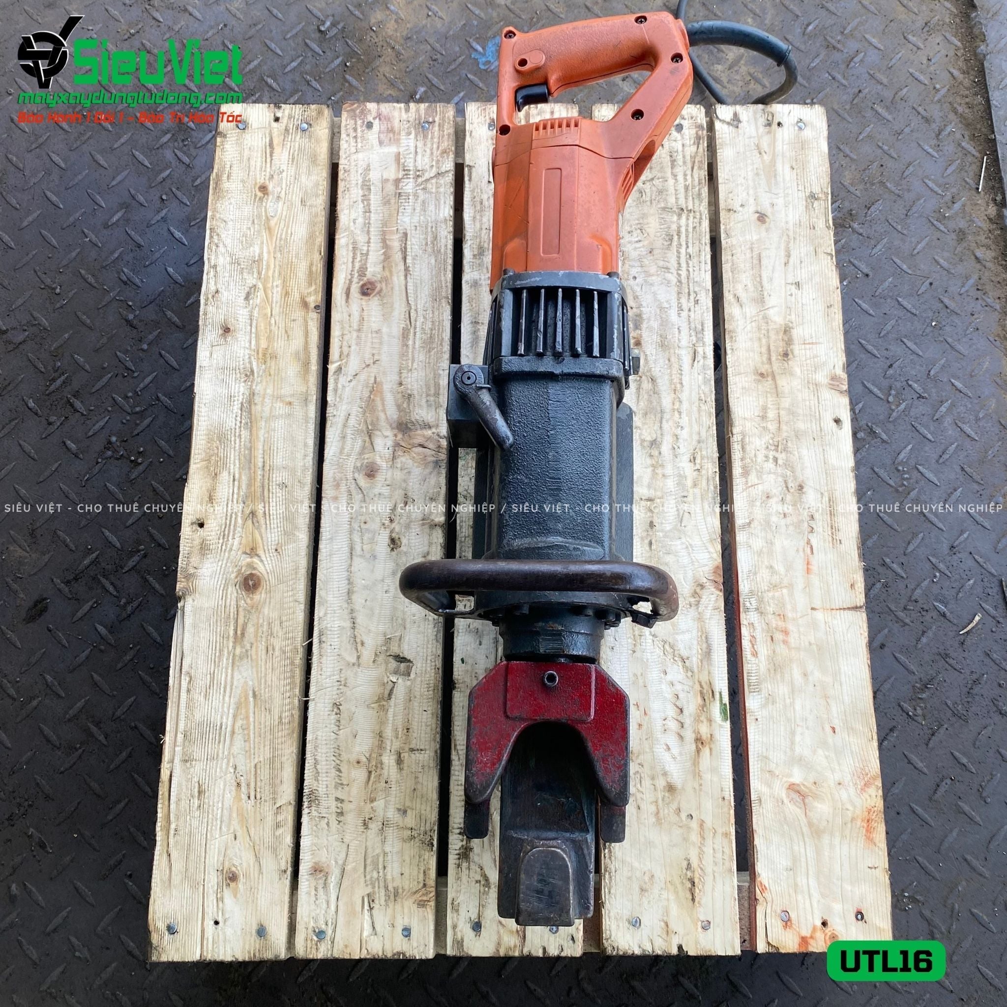 Thuê Ngày Máy uốn sắt cầm tay phi 10-16 UTL16 - Điện 220v, Dân dụng