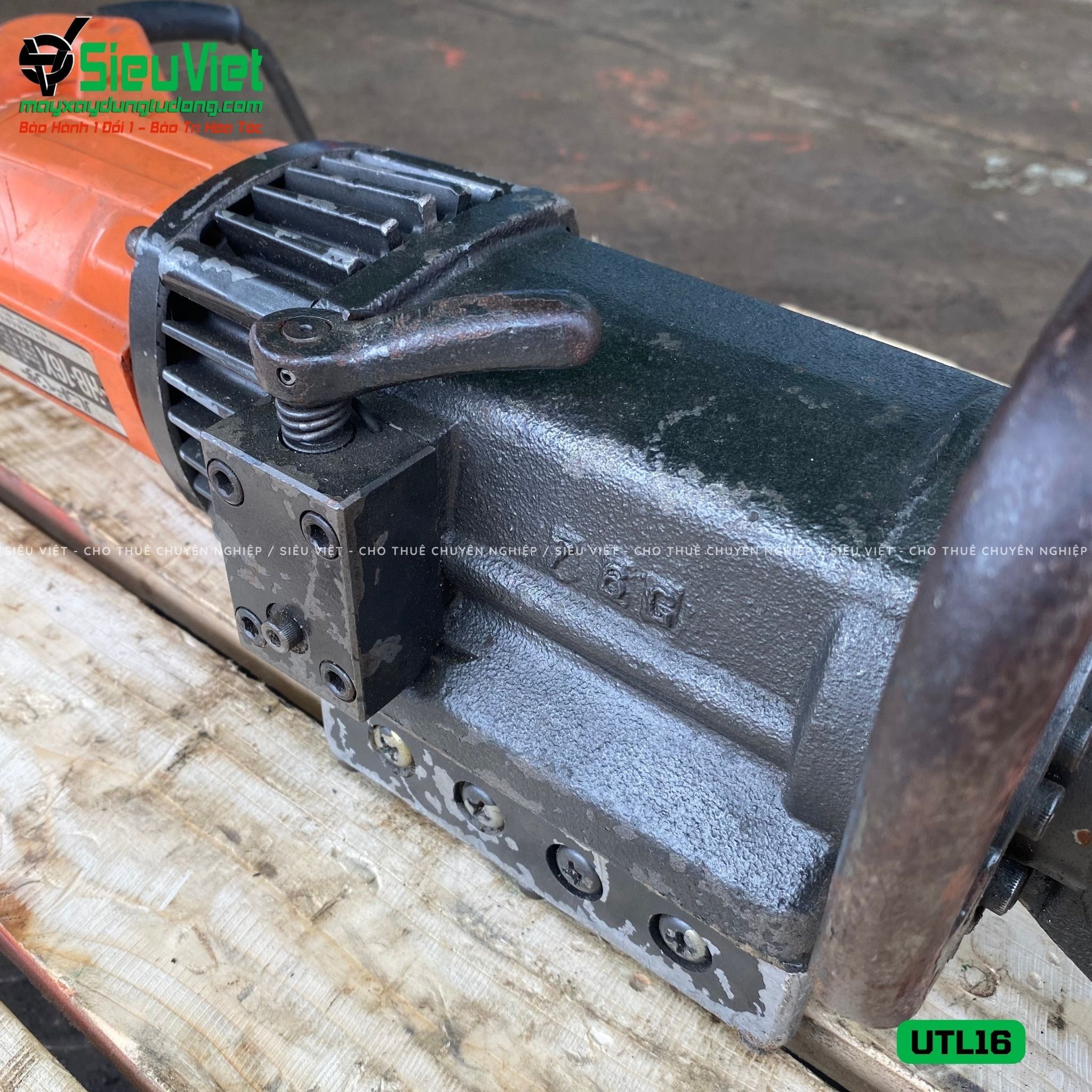 (Cũ) Máy uốn, sửa sắt cầm tay phi 16 Nhật Bản UTL16 - Điện 220v, Dân dụng