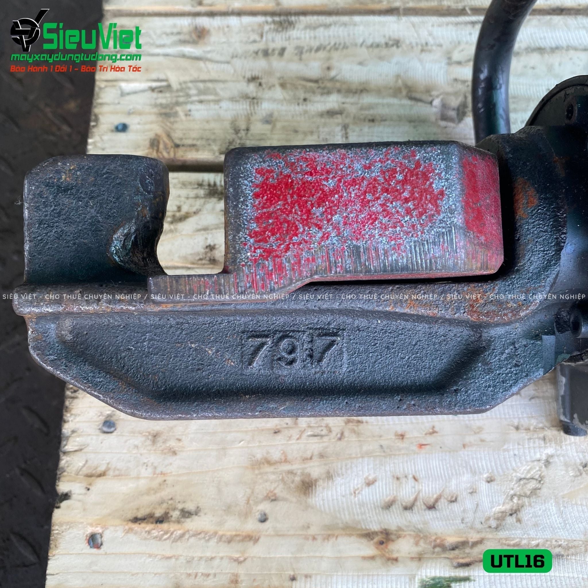 (Cũ) Máy uốn, sửa sắt cầm tay phi 16 Nhật Bản UTL16 - Điện 220v, Dân dụng