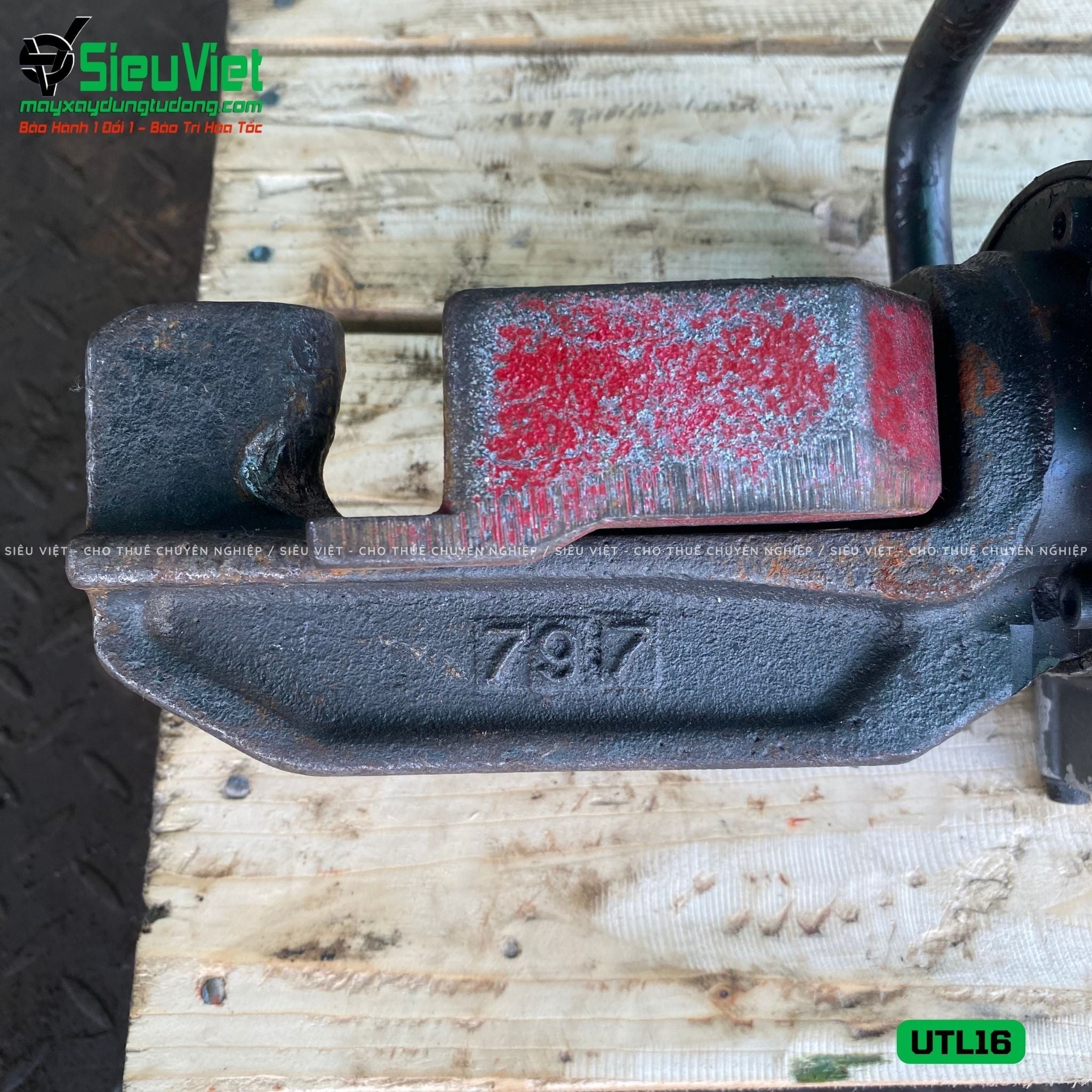 (Cũ) Máy uốn, sửa sắt cầm tay phi 16 Nhật Bản UTL16 - Điện 220v, Dân dụng