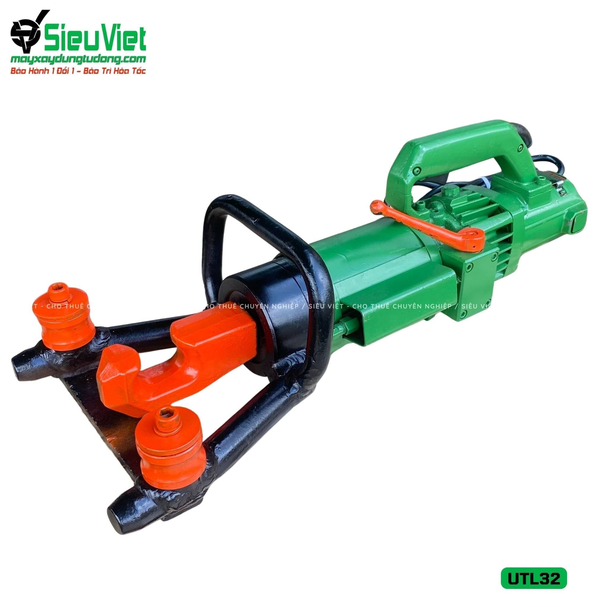 (Cũ) Máy uốn, sửa sắt cầm tay phi 32 UTL32 Nhật Bản - Điện 220v (Loại 1)