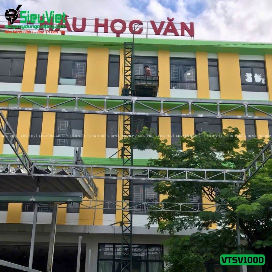 Vận thăng nâng hàng 1000kg cao 18m (Điện 380V, 3 phase)
