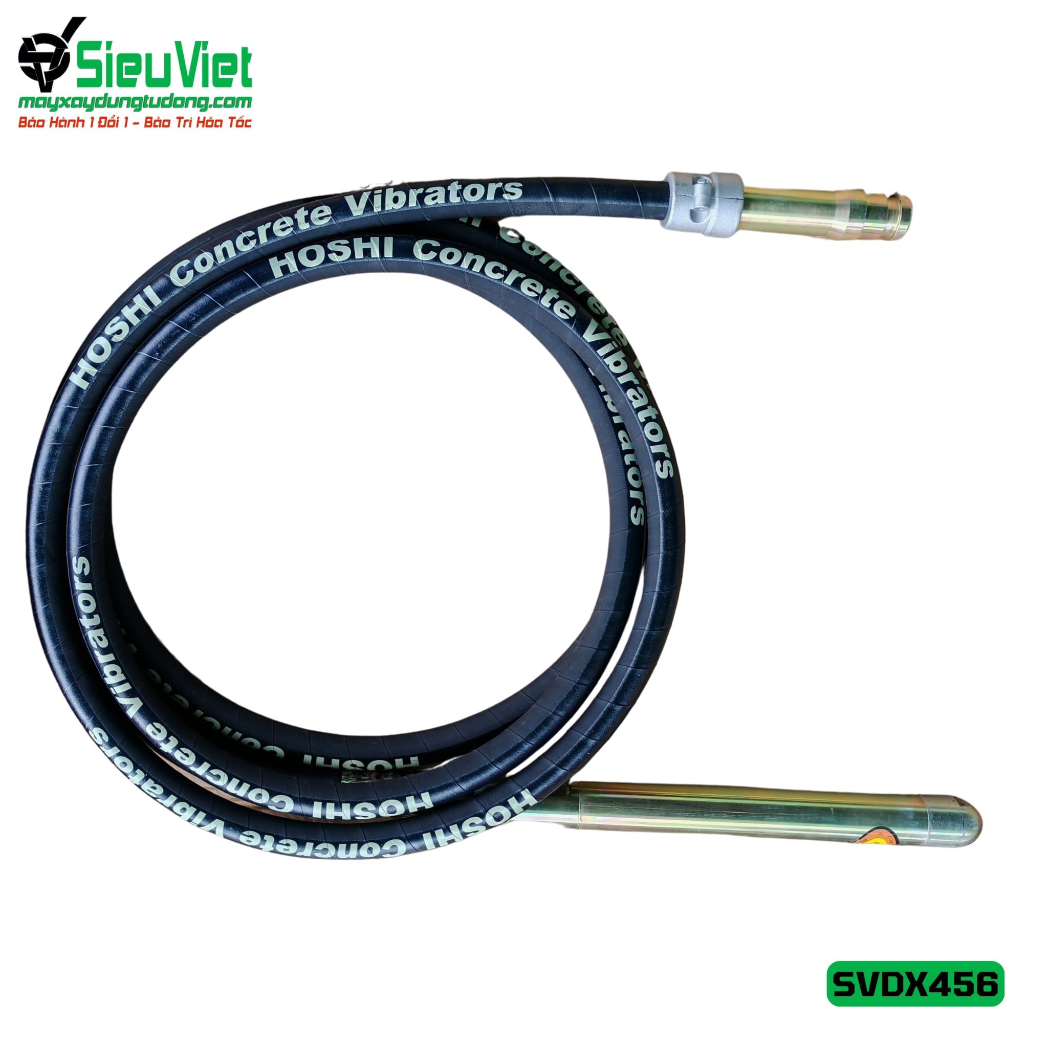 Loại Tốt - Dây đầm dùi Xăng phi 45 dài 6m SVDX456 Trung Quốc